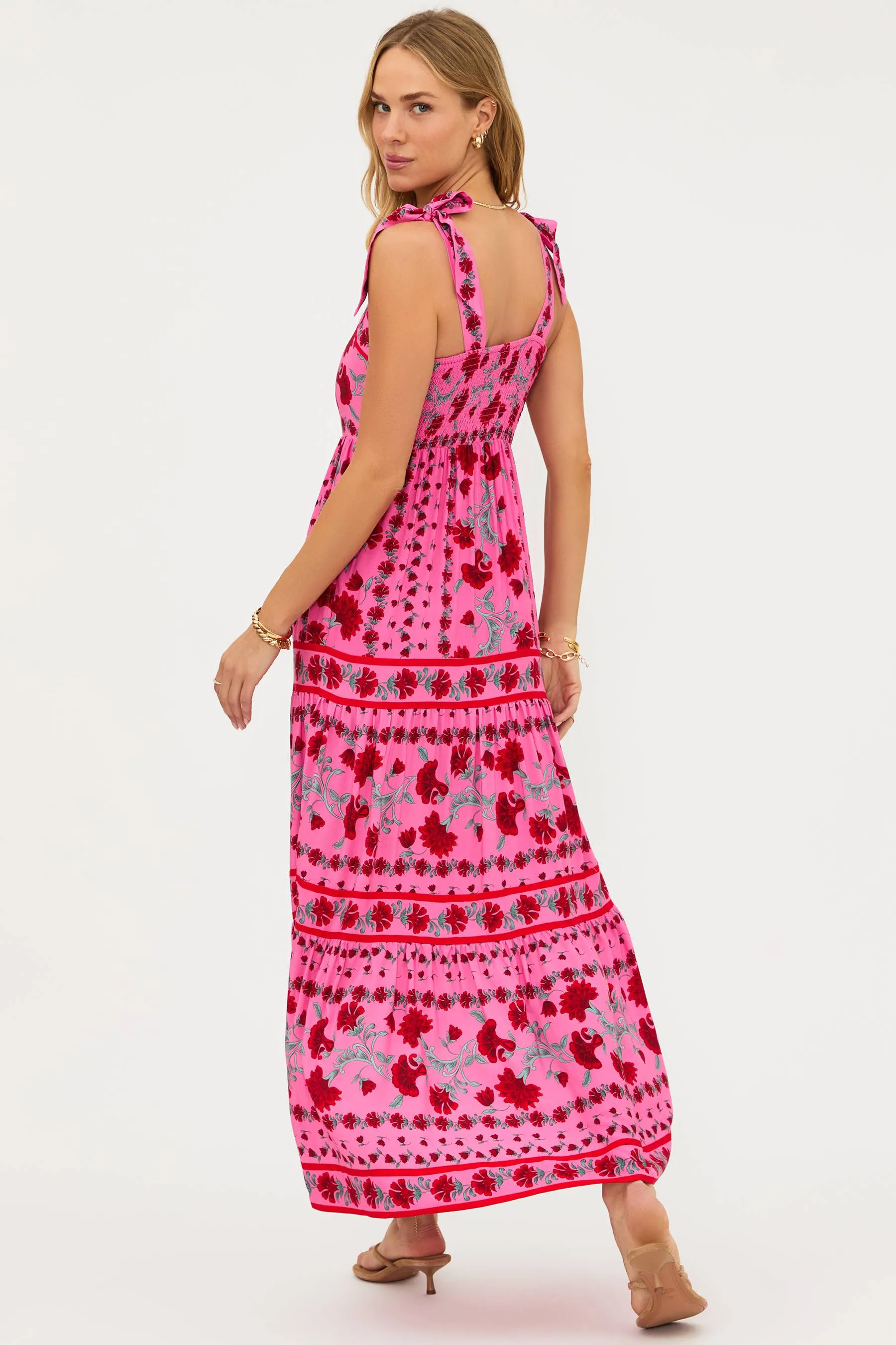 Charlotte Dress Redwood Floral sold by Beach Riot product image thumbnail 2