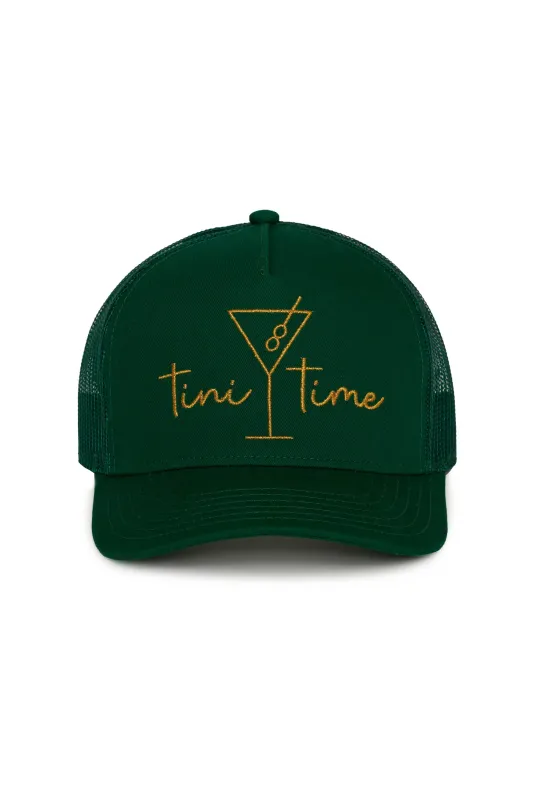 Anthropologie X Beach Riot Trucker Hat Green Tini Time sold by Beach Riot