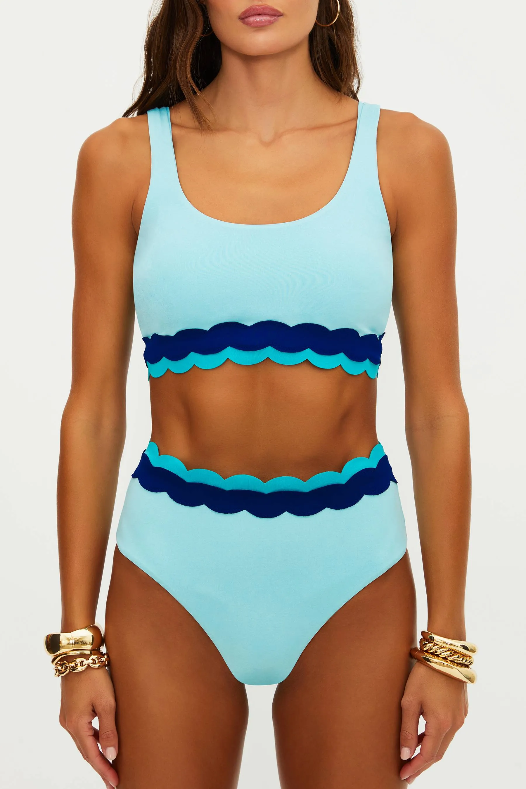 Anthropologie X Beach Riot Marin Top Sweet Winter Blue sold by Beach Riot product image thumbnail 5