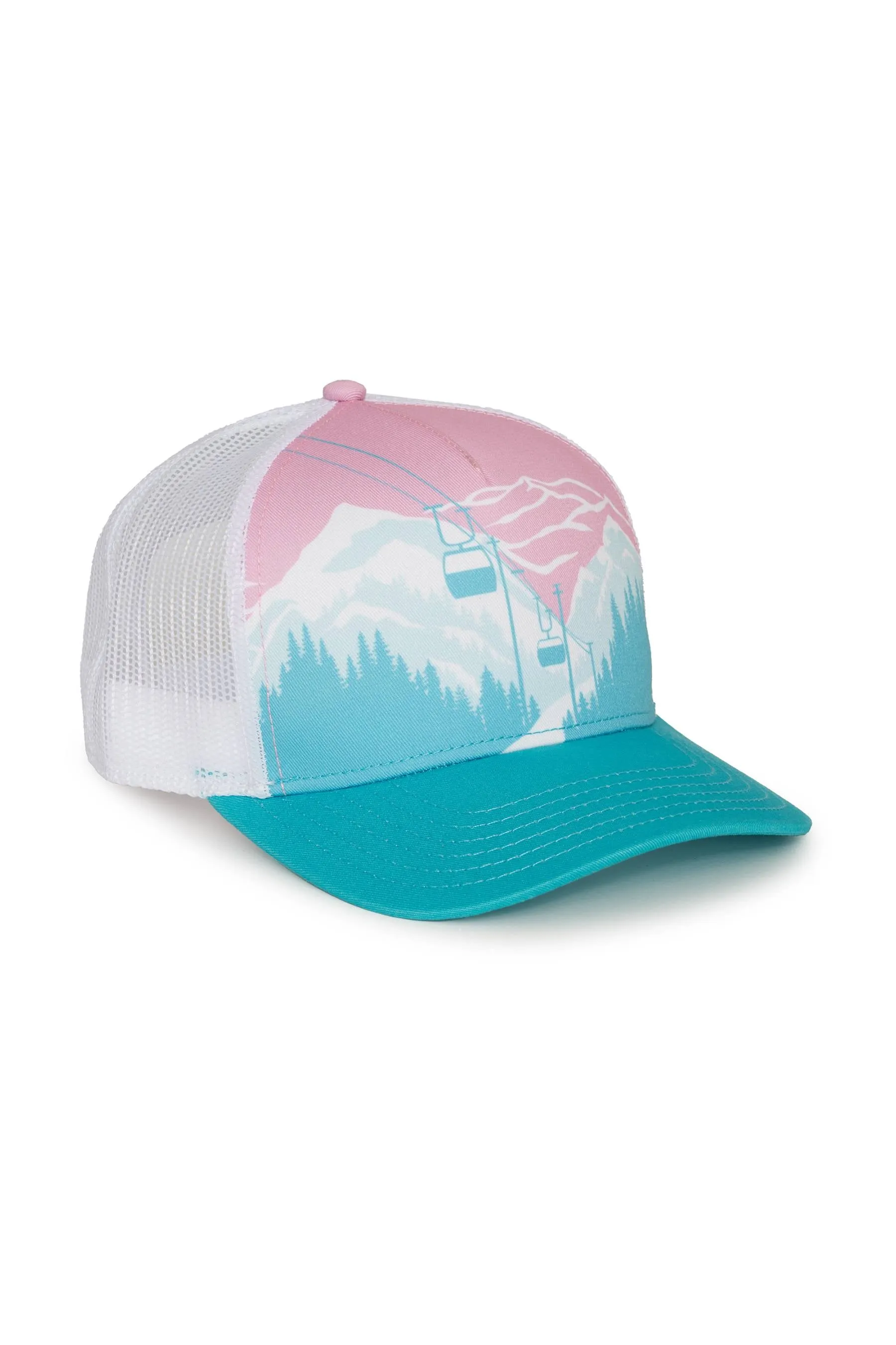 Anthropologie X Beach Riot Trucker Hat Ski Lift sold by Beach Riot product image thumbnail 3