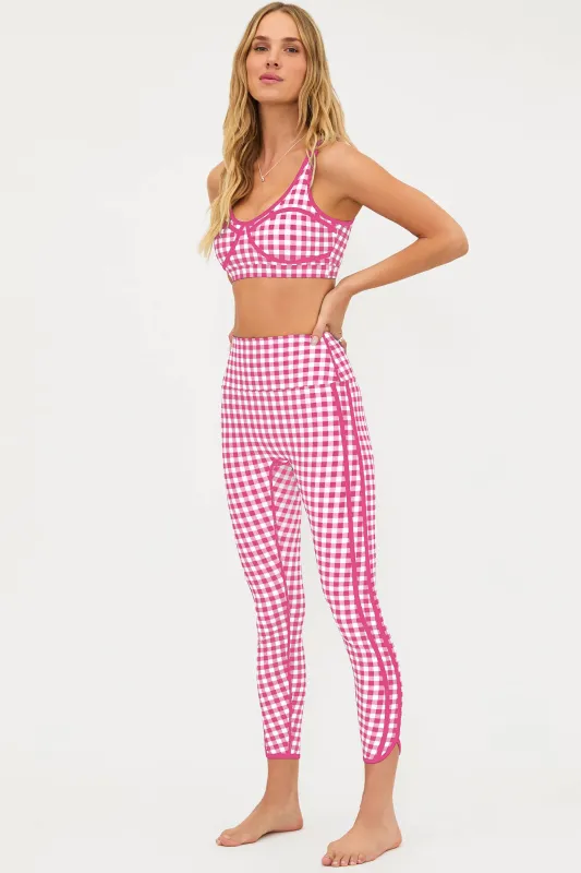Anthropologie x Beach Riot Rella Legging Pink Gingham sold by Beach Riot