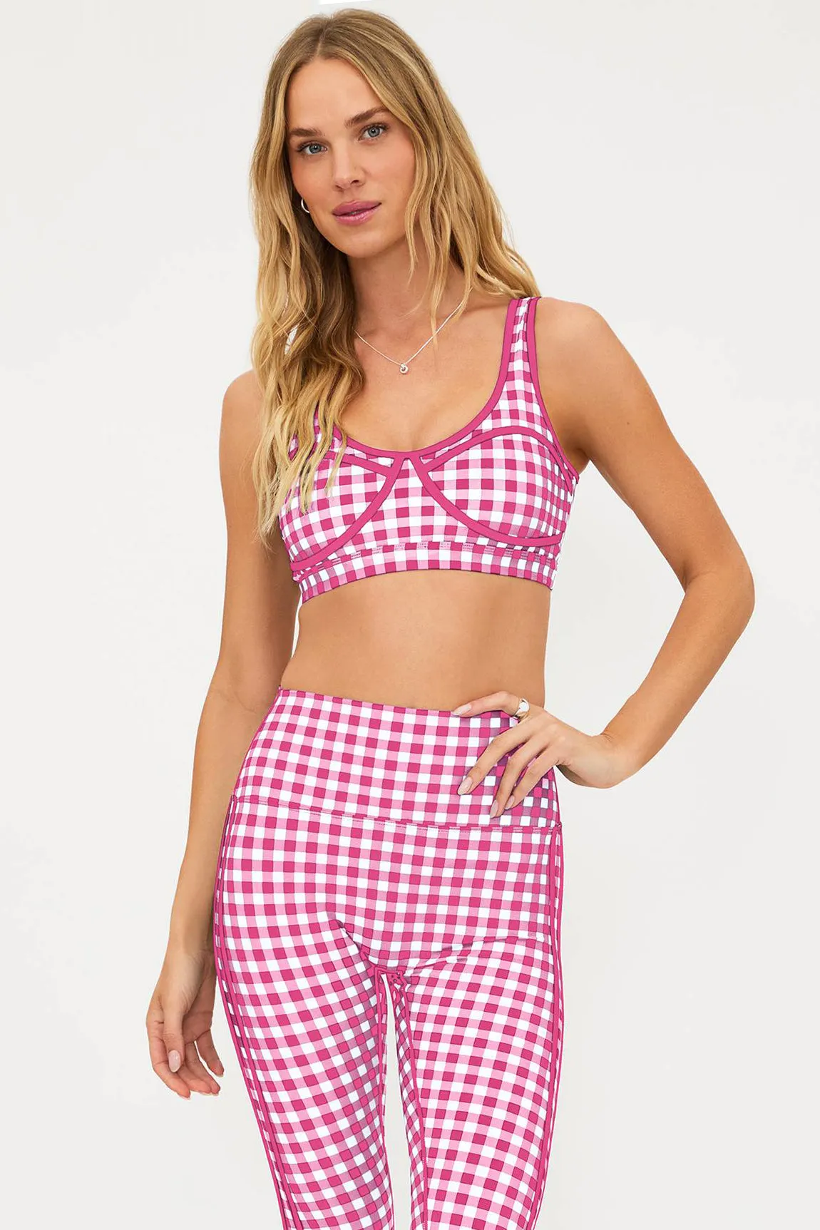 Anthropologie x Beach Riot Moxie Top Pink Gingham sold by Beach Riot