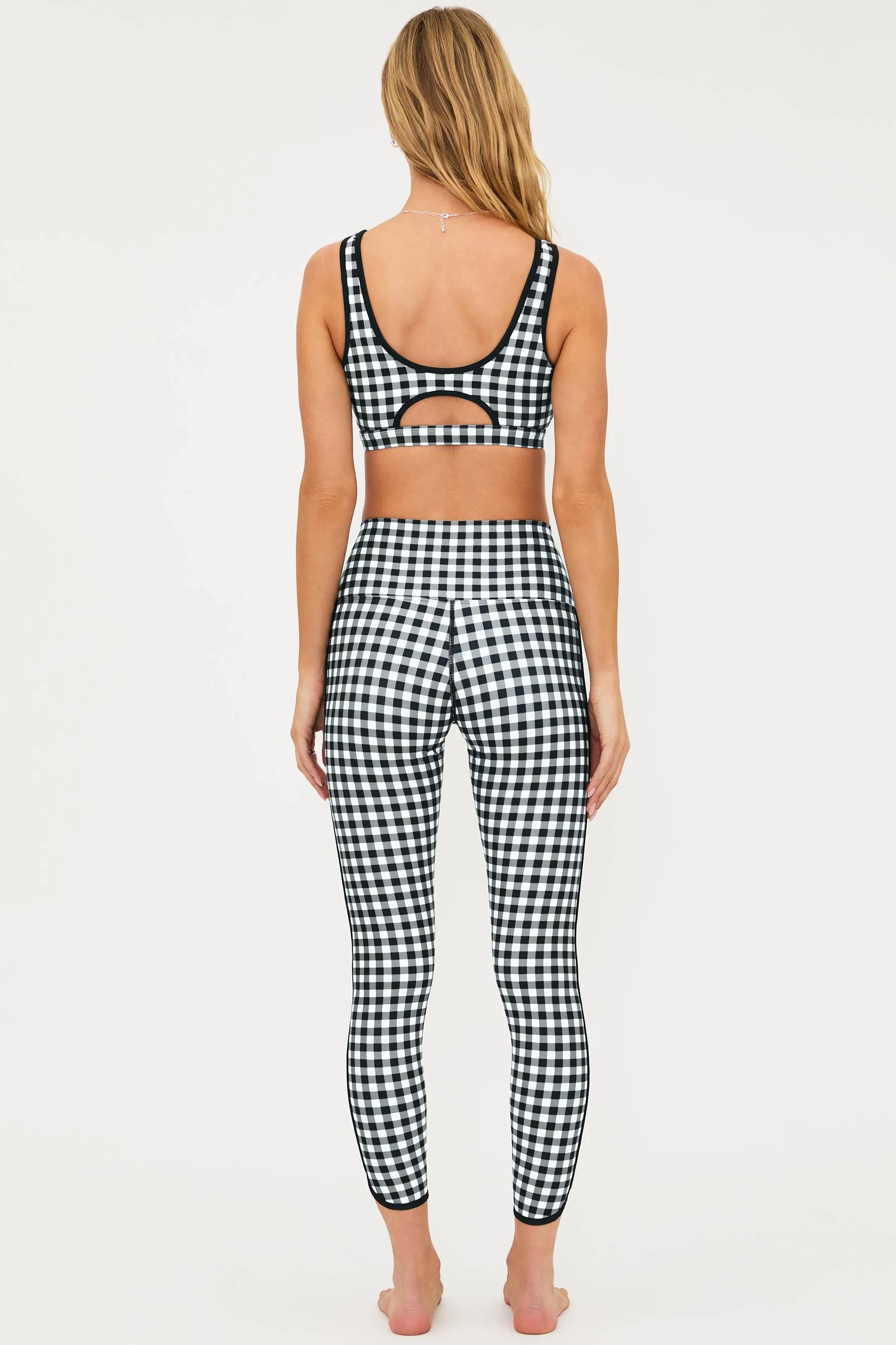 Rella Legging Slate Gingham sold by Beach Riot product image thumbnail 3