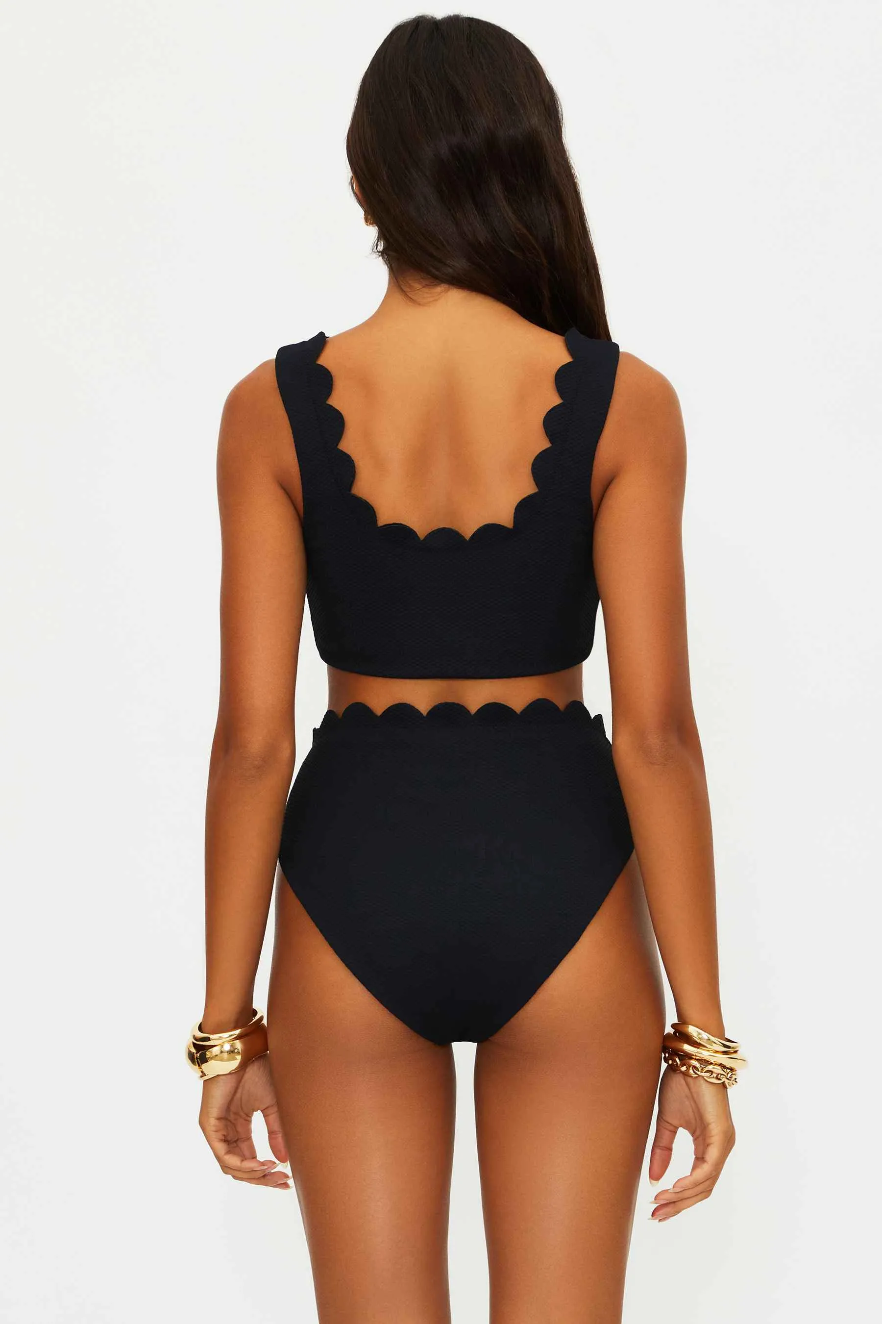 Nessa Bottom Black Waffle sold by Beach Riot product image thumbnail 2