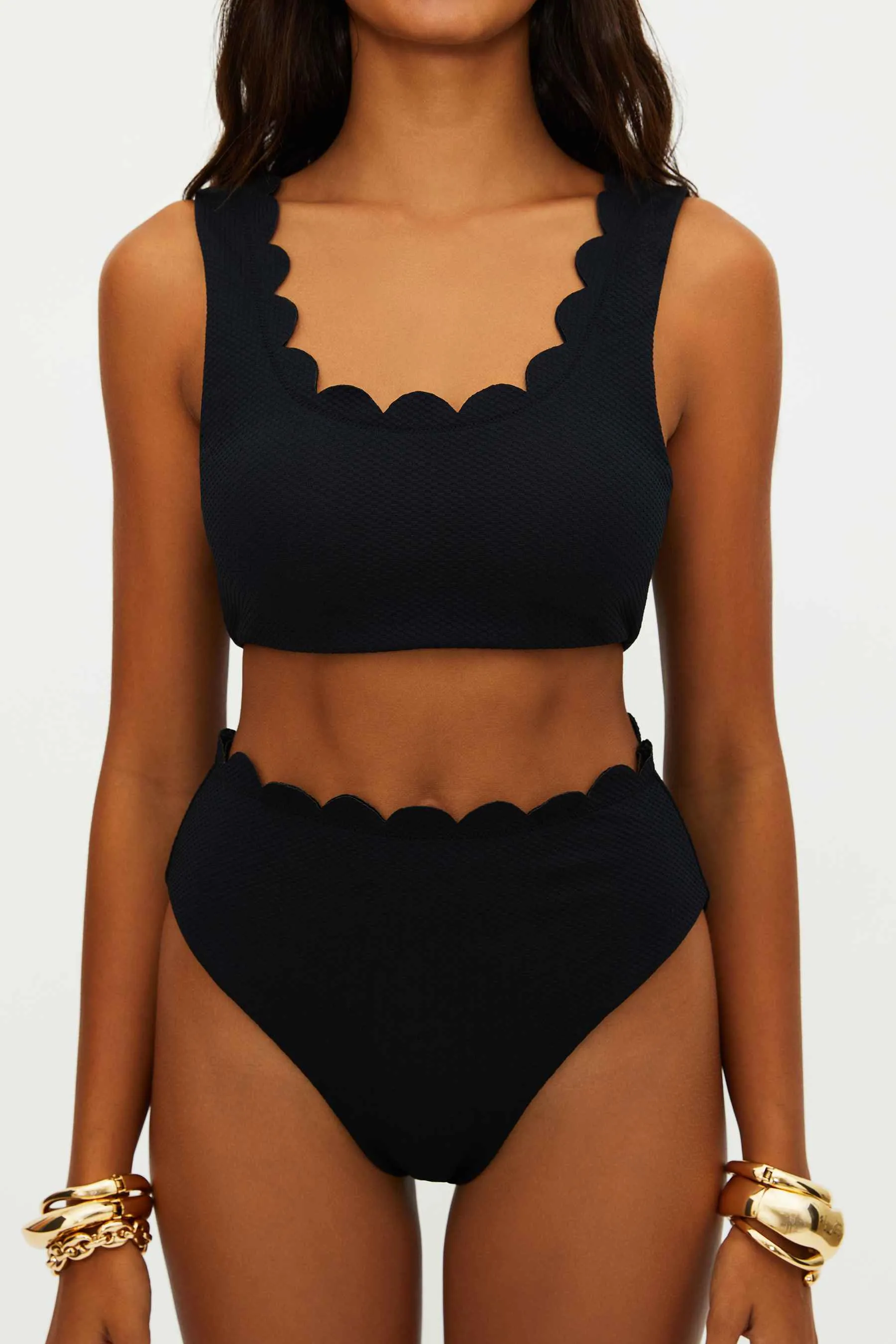 Nessa Bottom Black Waffle sold by Beach Riot product image thumbnail 4