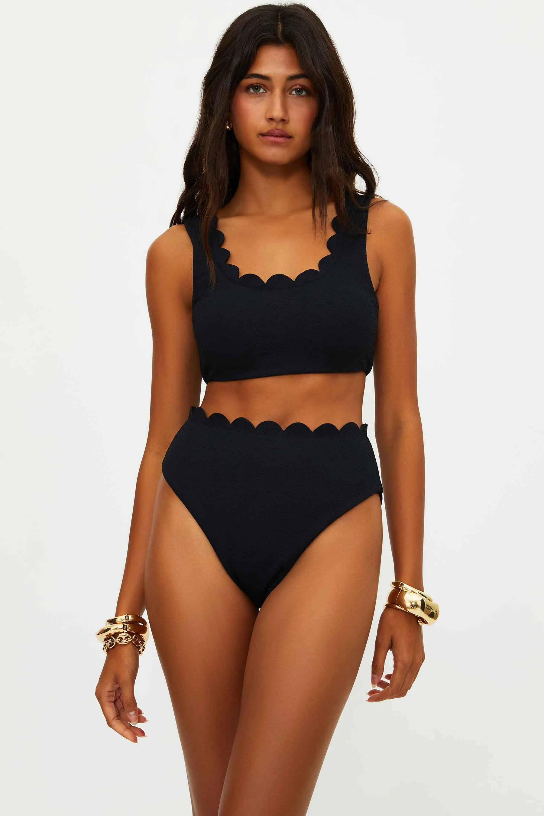 Nessa Bottom Black Waffle sold by Beach Riot product image thumbnail 5