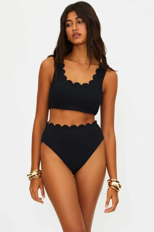Madison Top Black Waffle made by Beach Riot