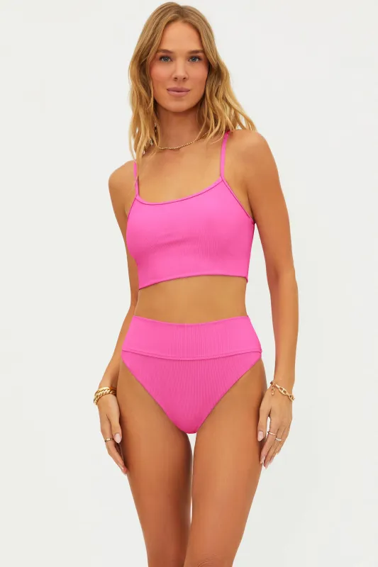 Elara Top Malibu Pink sold by Beach Riot