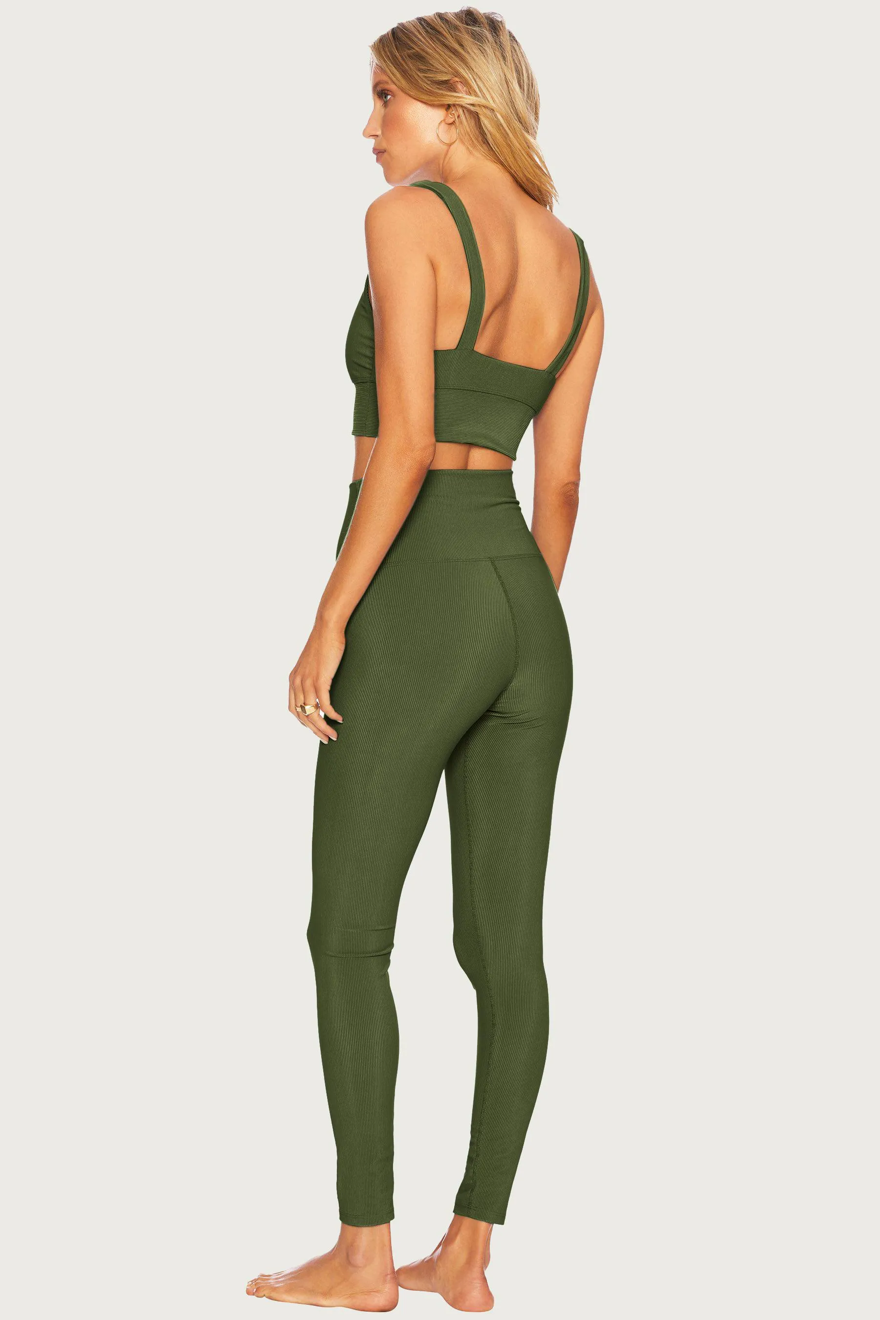 Ayla Bottom Olive Grove sold by Beach Riot product image thumbnail 2
