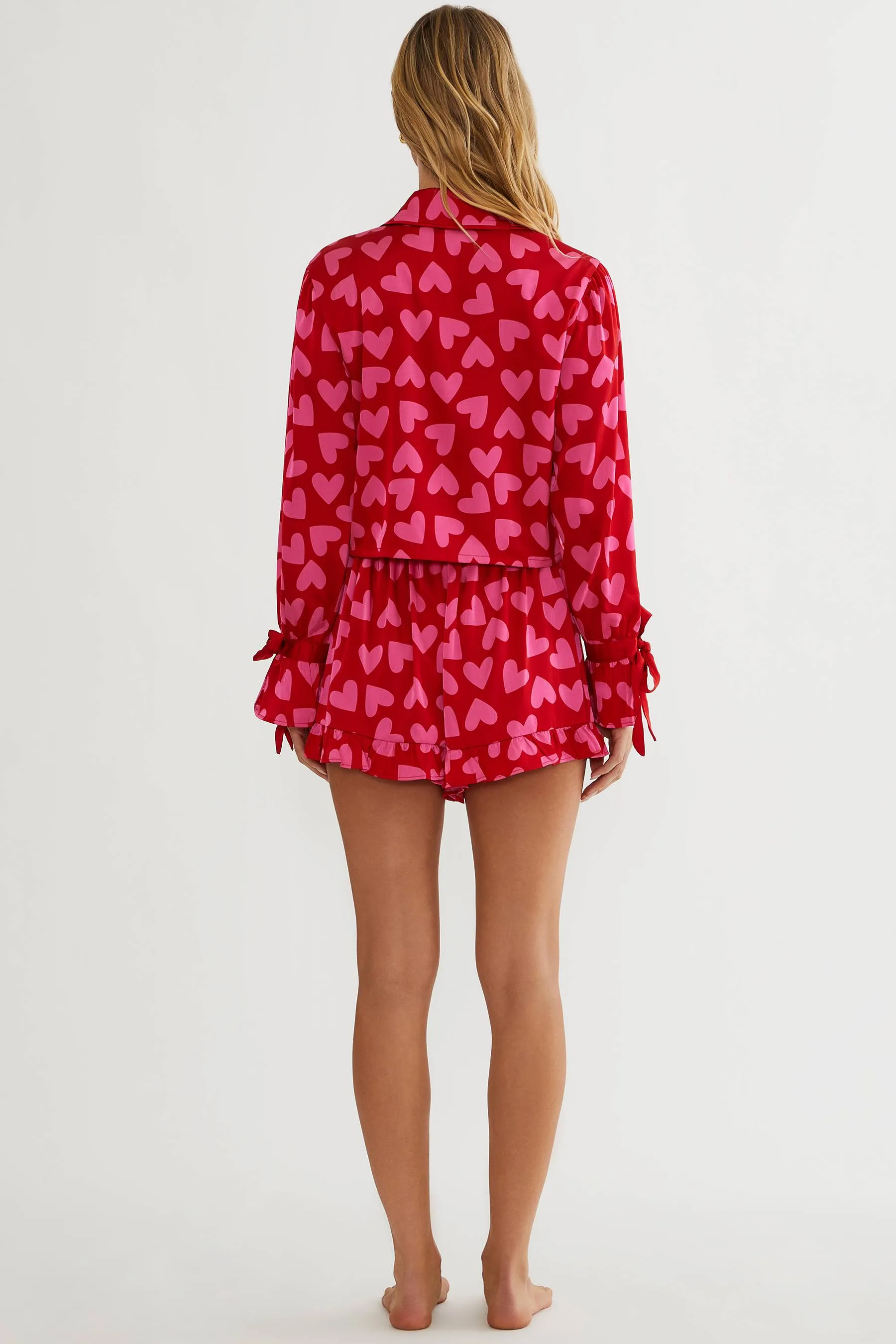 Aurora & Luna Pj Set Valentine Heart sold by Beach Riot product image thumbnail 2