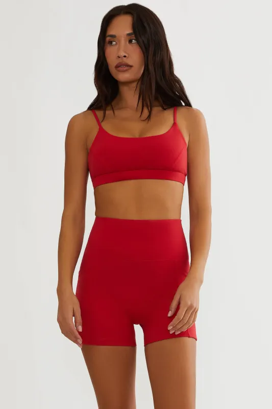 Sara Top Red Matte sold by Beach Riot