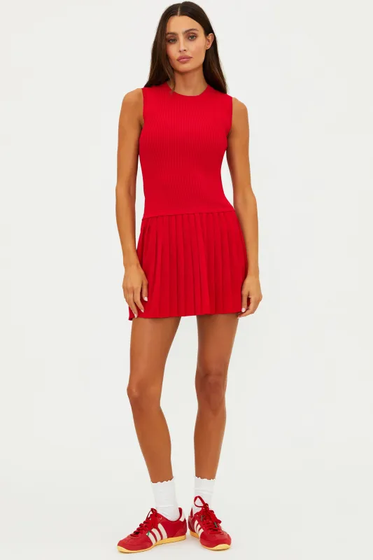 Mina Dress Royal Red made by Beach Riot