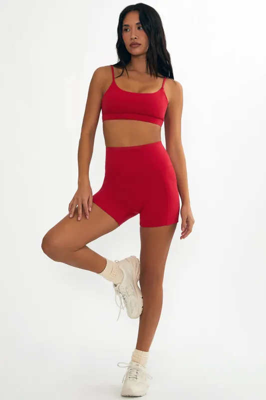 Nali Bike Short Red Matte sold by Beach Riot