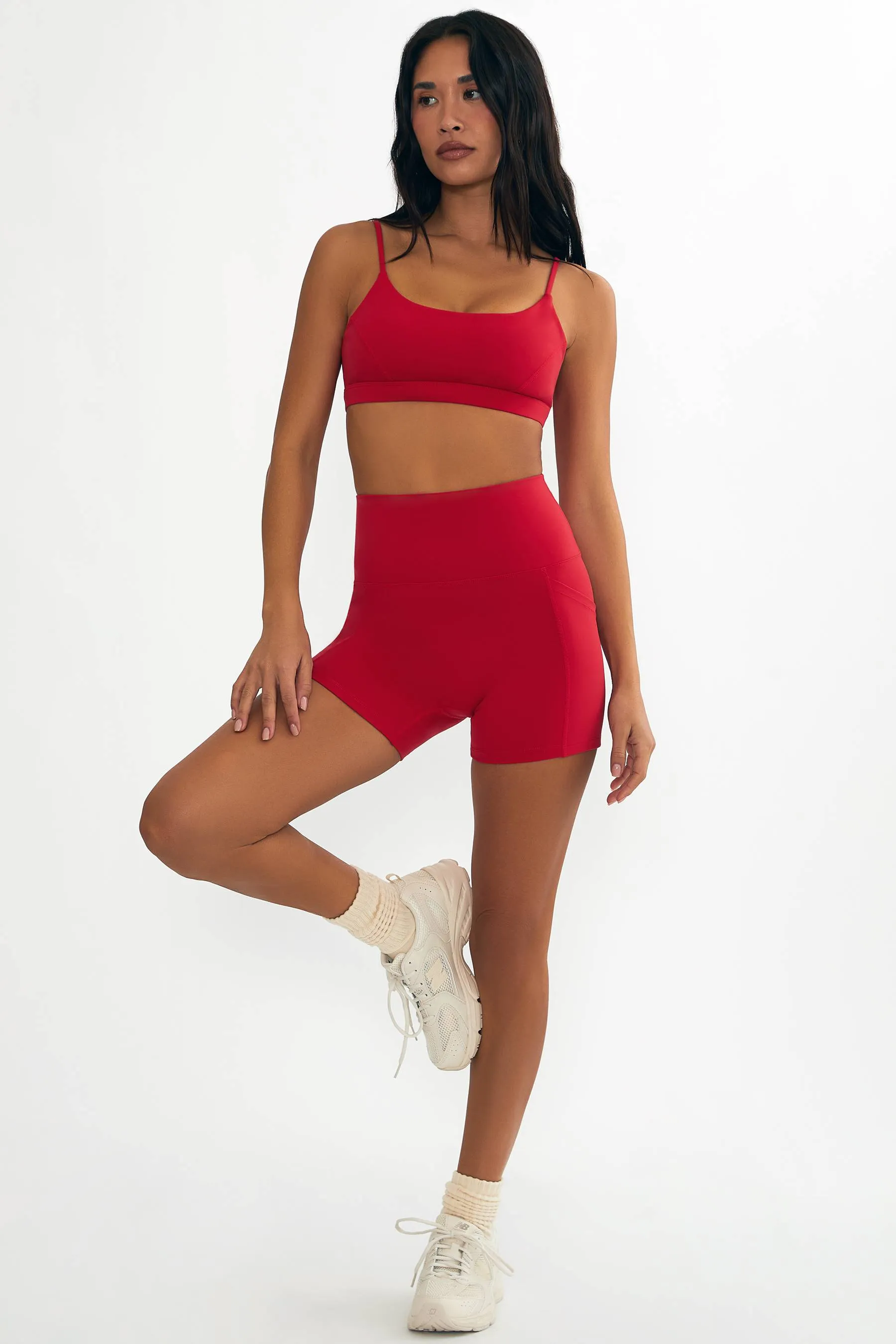 Nali Bike Short Red Matte sold by Beach Riot