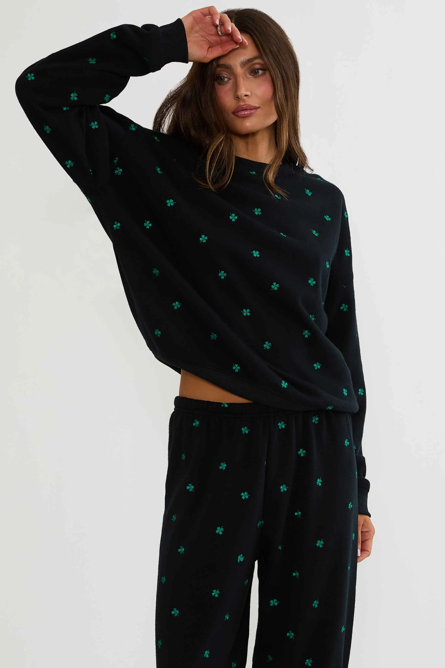 Devyn Sweatshirt Midnight Clover sold by Beach Riot product image thumbnail 4