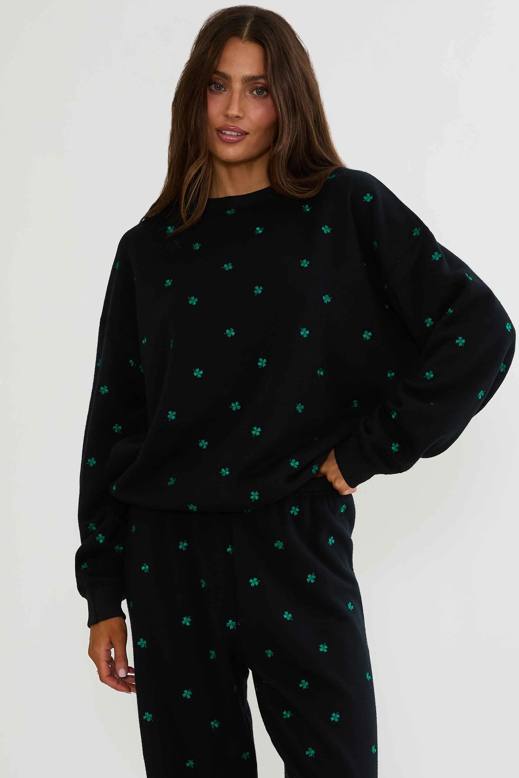 Devyn Sweatshirt Midnight Clover sold by Beach Riot product image thumbnail 5