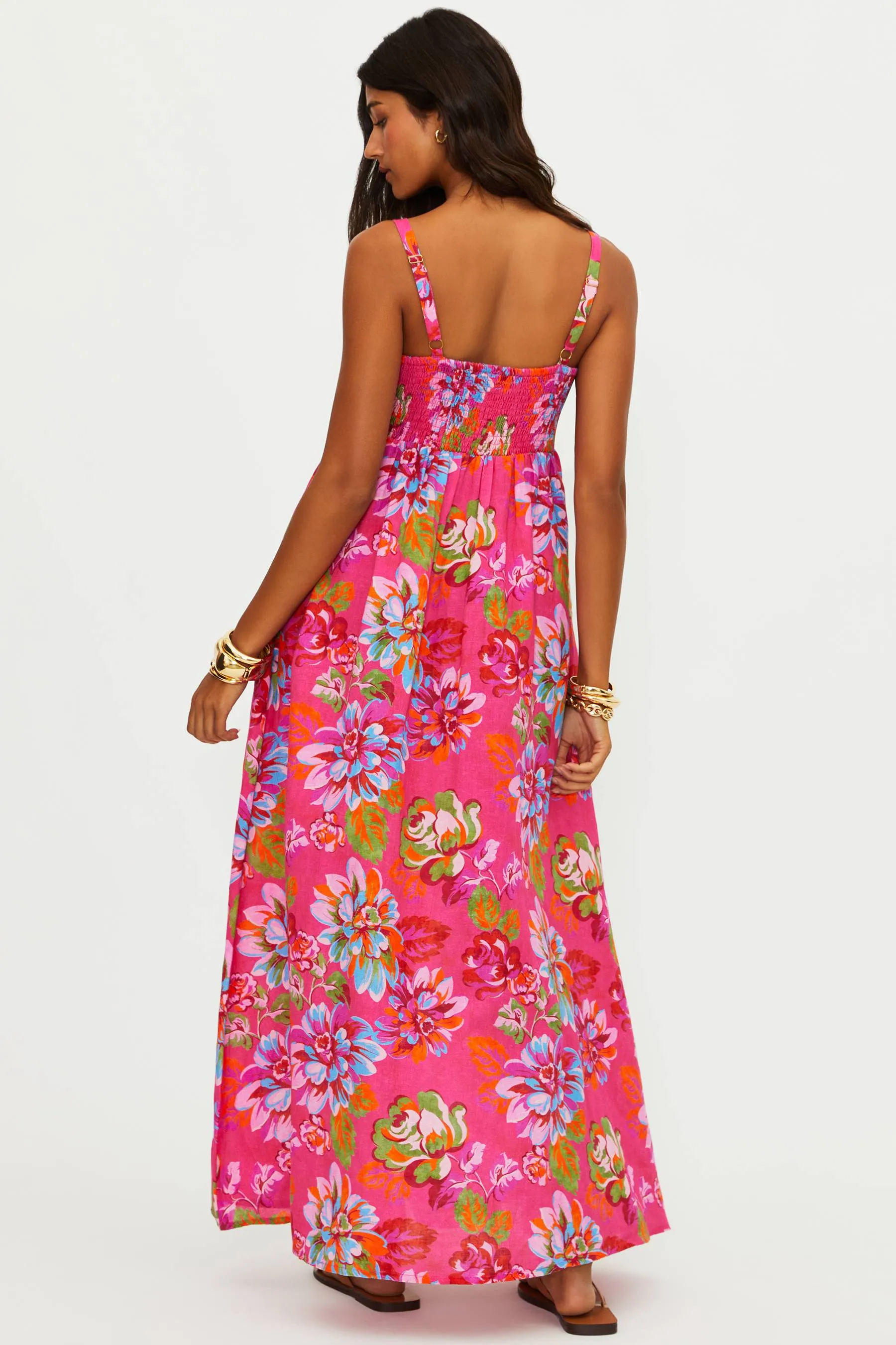 Rianne Dress Sugar Bloom Linen sold by Beach Riot product image thumbnail 2
