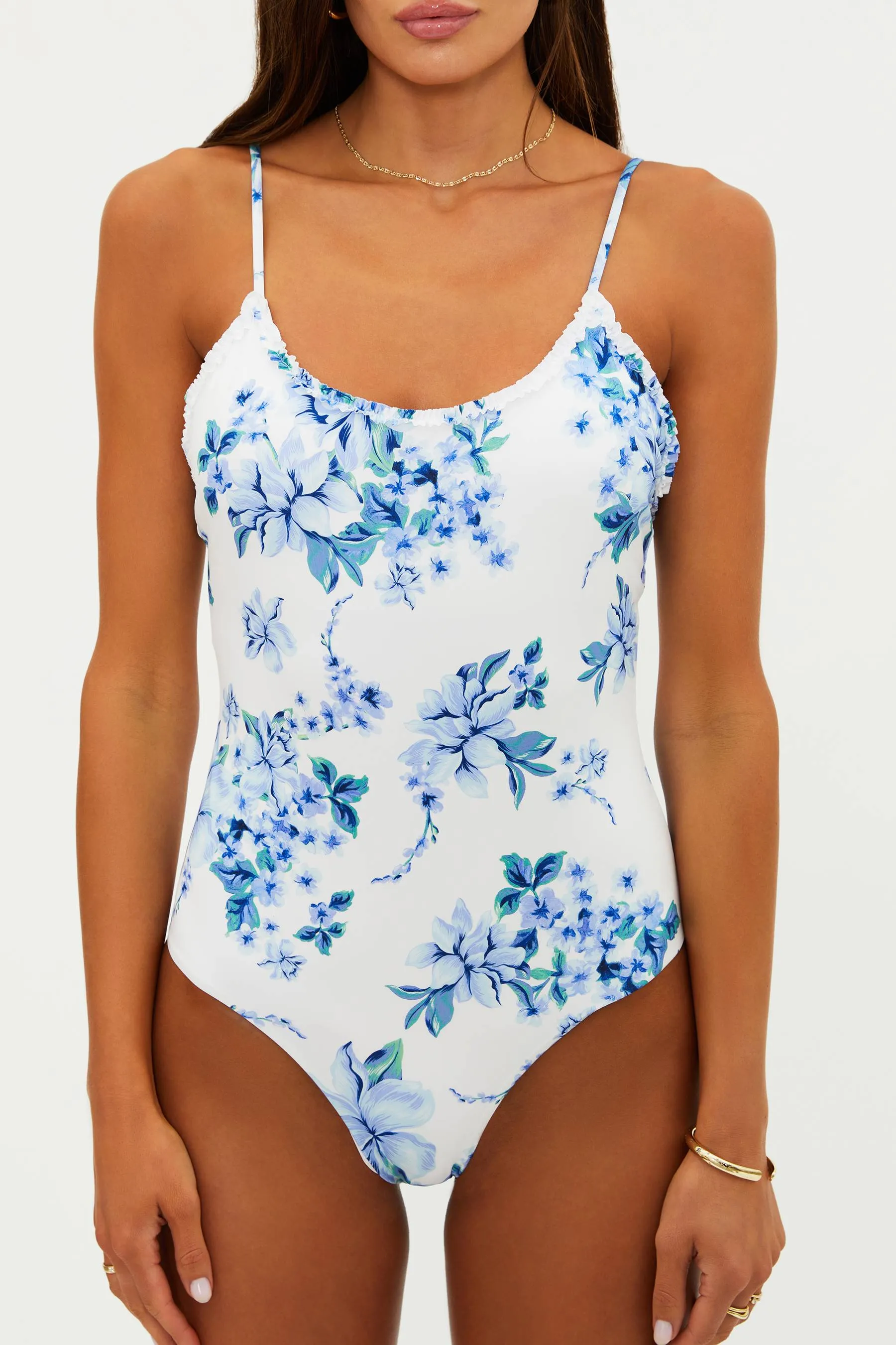 Britt One Piece Blushing Blooms sold by Beach Riot product image thumbnail 4