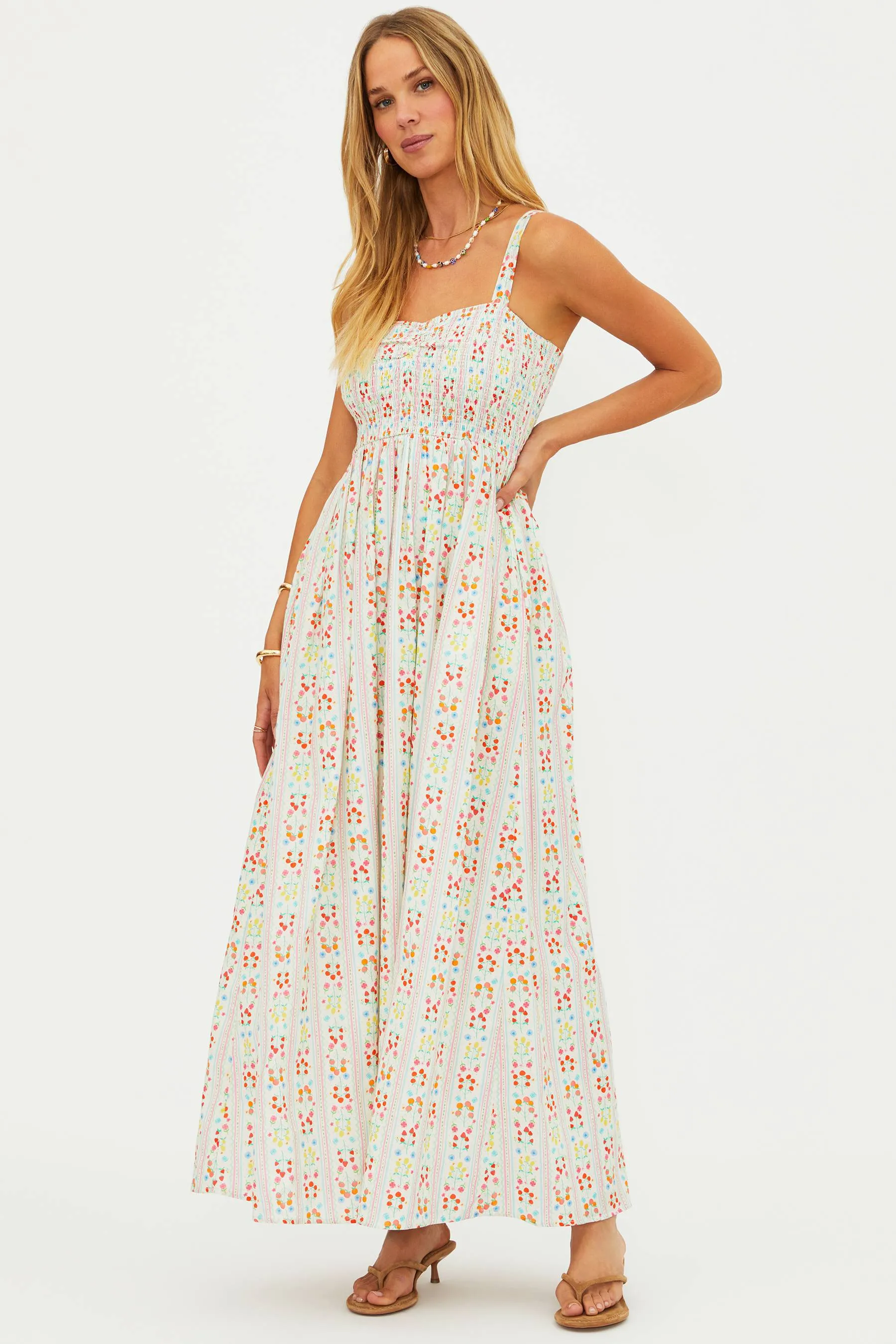 Cari Dress Fruit Blooms sold by Beach Riot product image thumbnail 5
