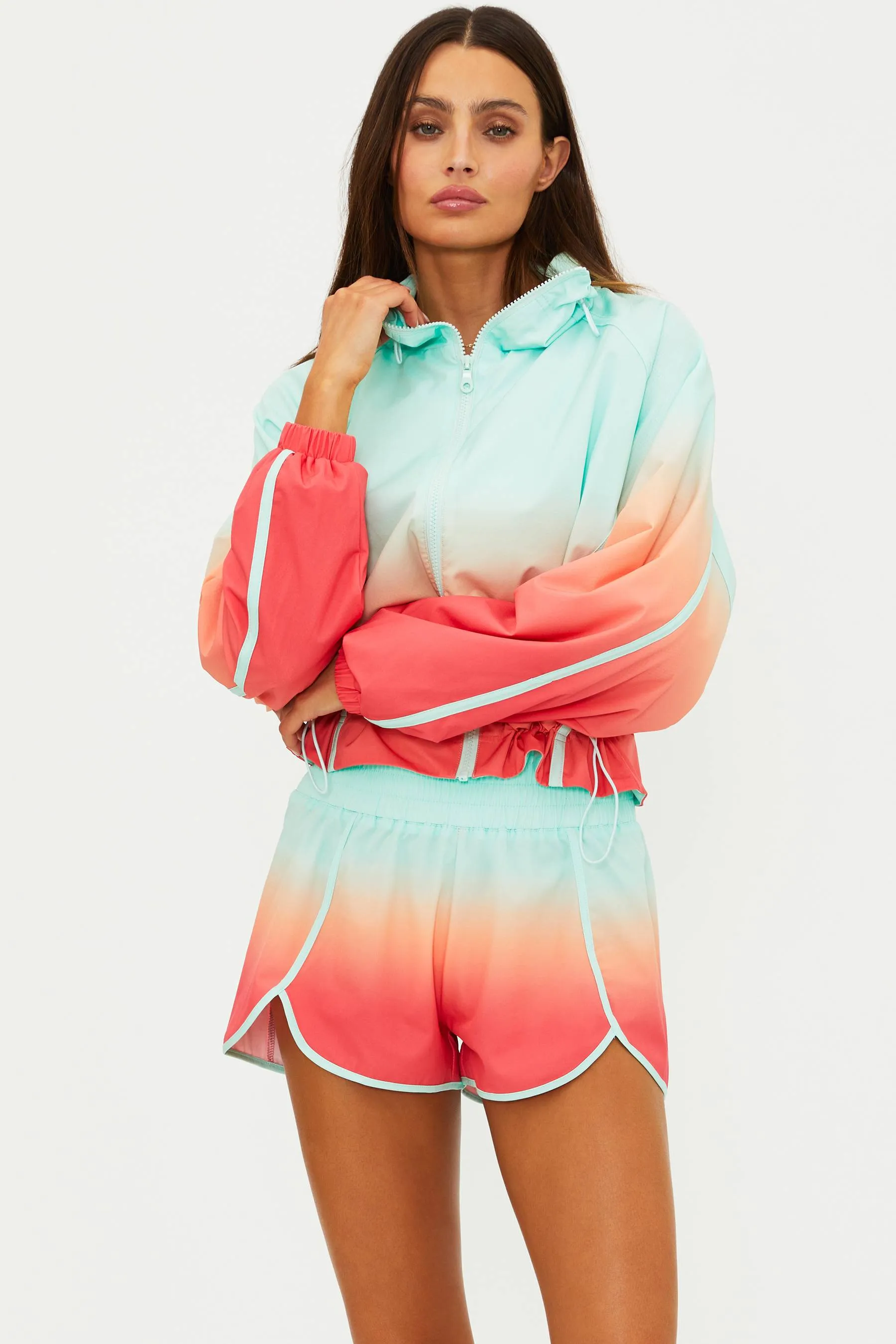 Casen Jacket Guava Jelly Ombre sold by Beach Riot product image thumbnail 5