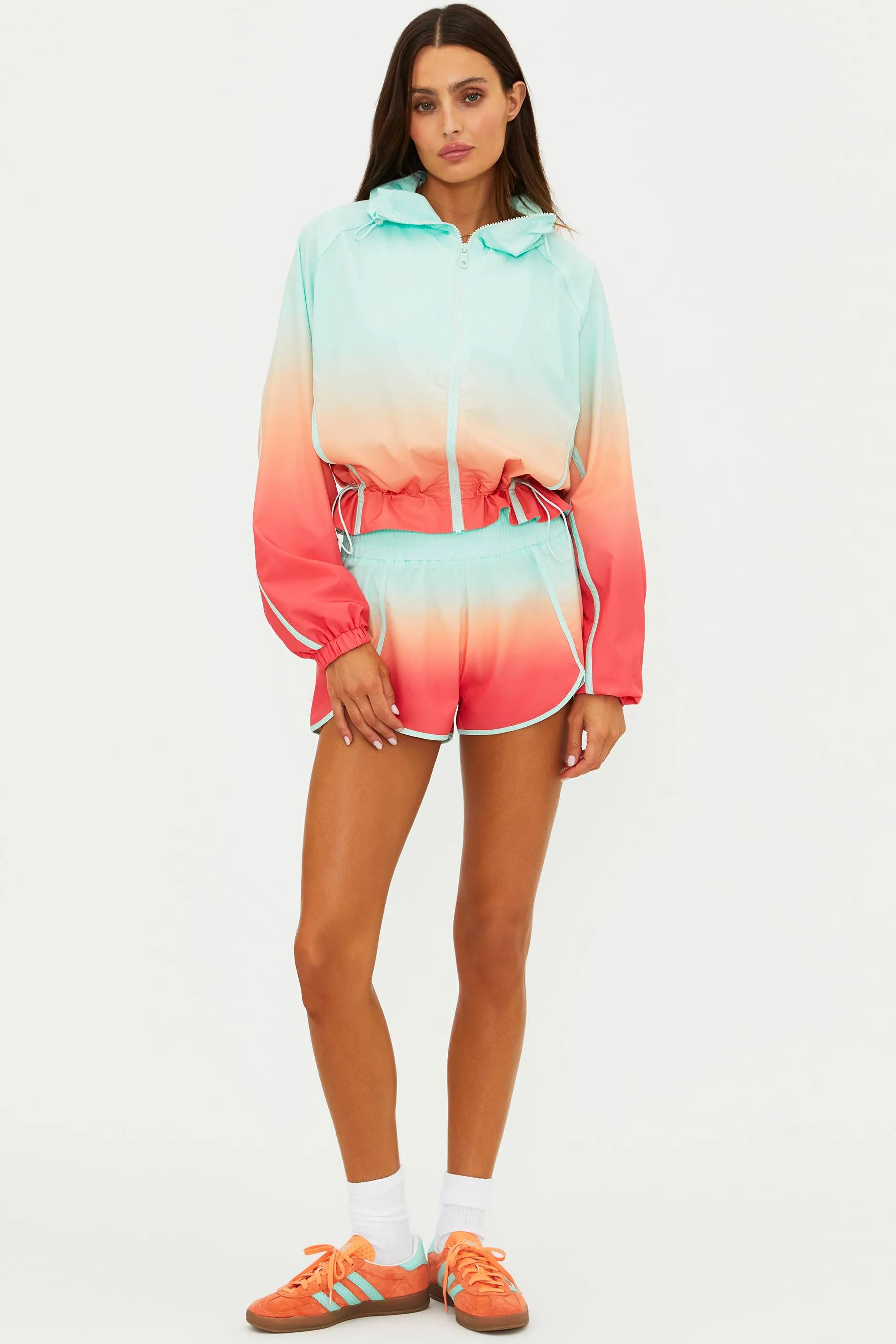 Nadia Short Guava Jelly Ombre sold by Beach Riot