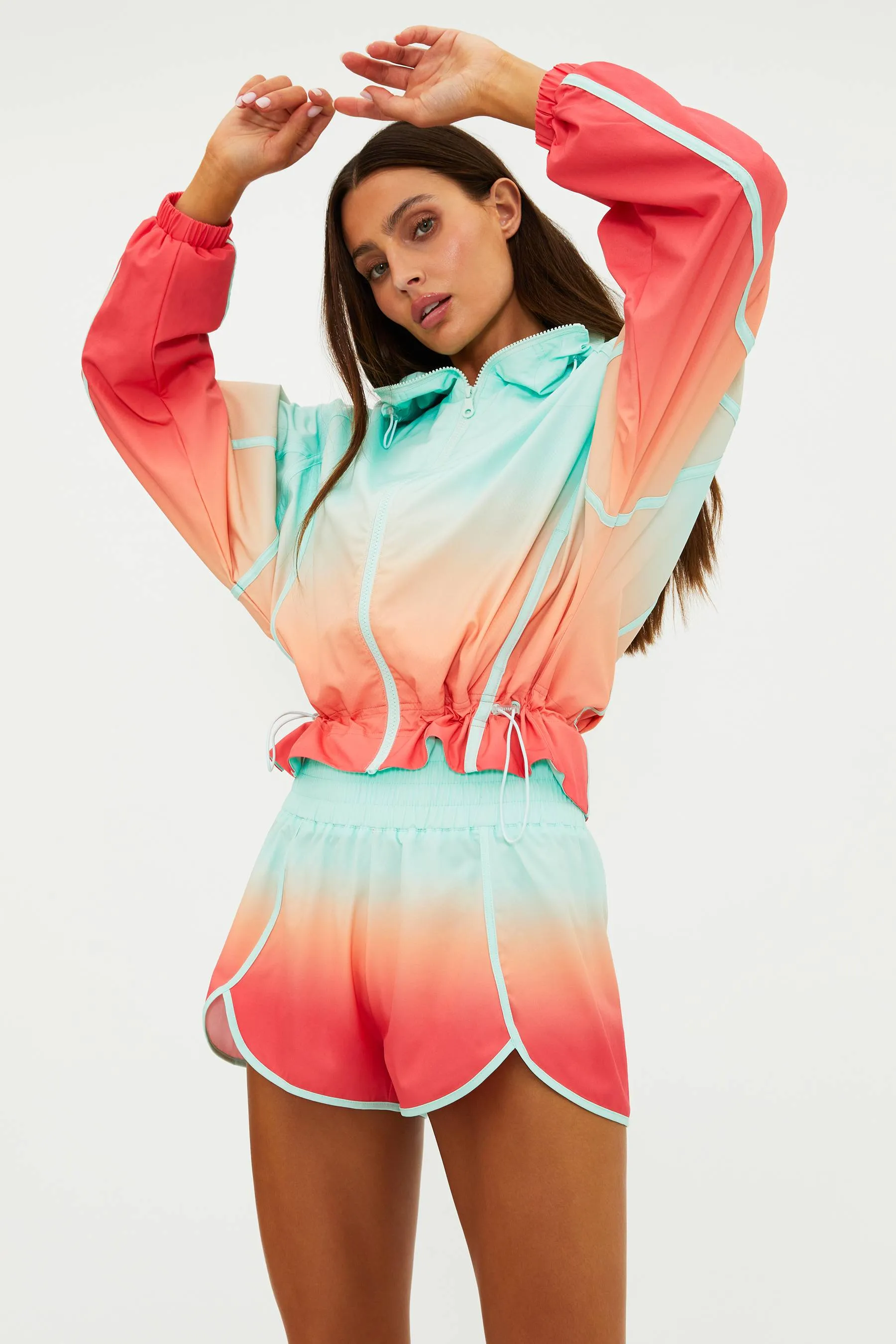 Nadia Short Guava Jelly Ombre sold by Beach Riot product image thumbnail 3