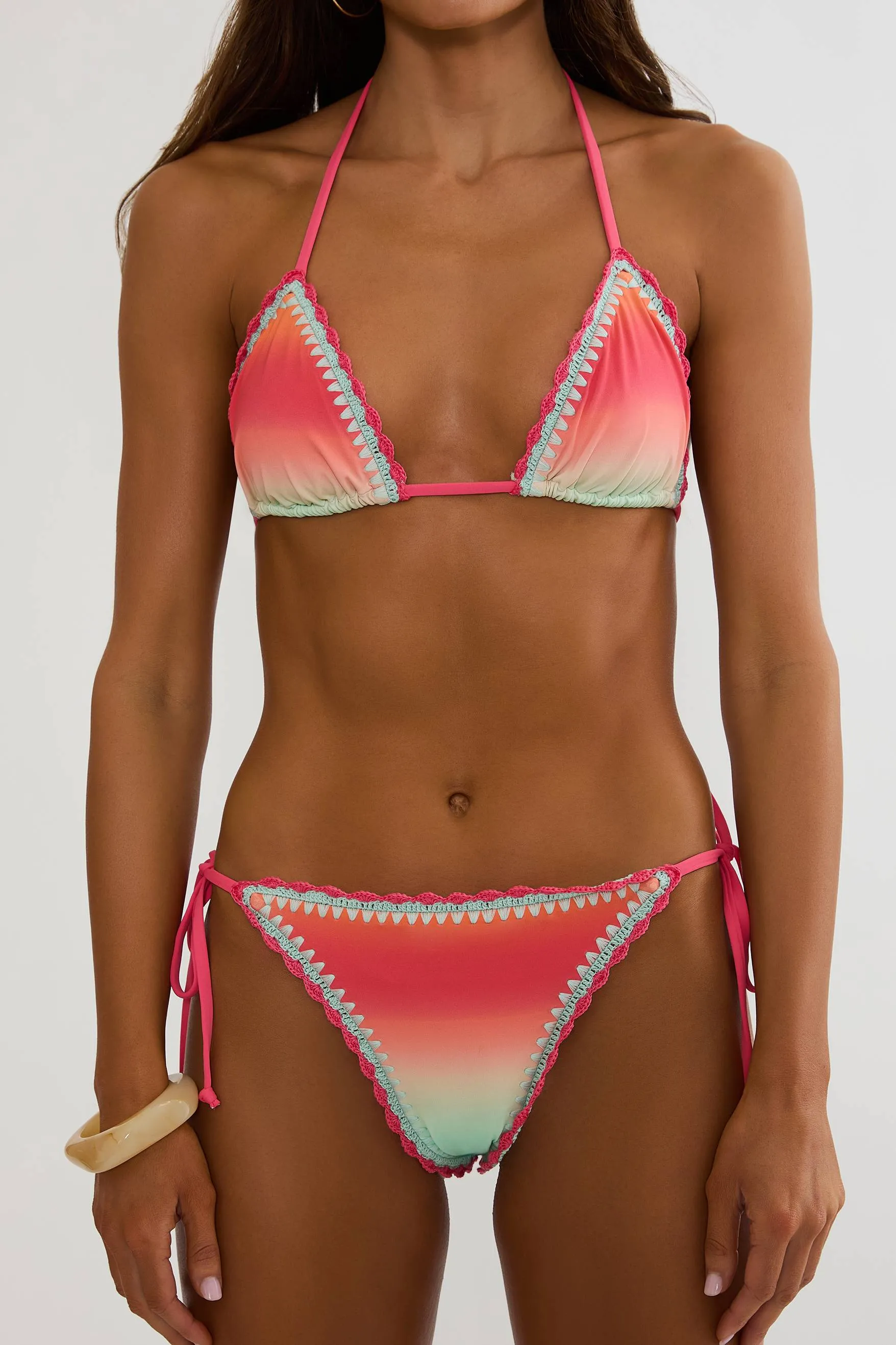 Soleil Bottom Guava Jelly Crochet sold by Beach Riot product image thumbnail 5