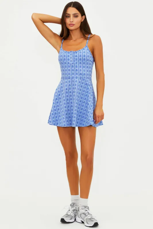 Ari Dress Sapphire Sea Soft Serve made by Beach Riot