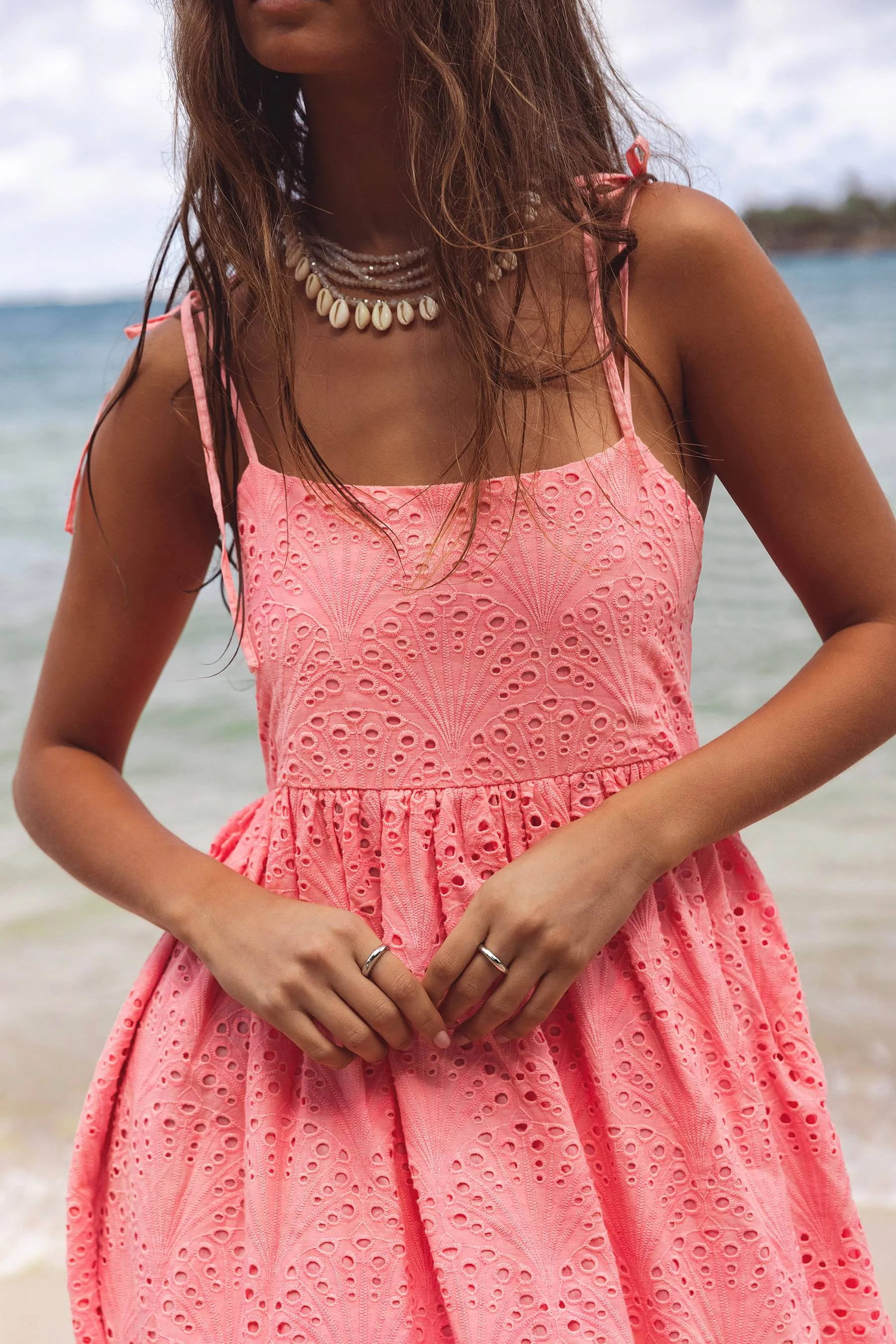 Valory Maxi Dress Seashell Pink sold by Beach Riot product image thumbnail 3