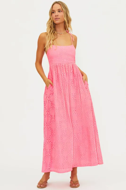 Valory Maxi Dress Seashell Pink made by Beach Riot