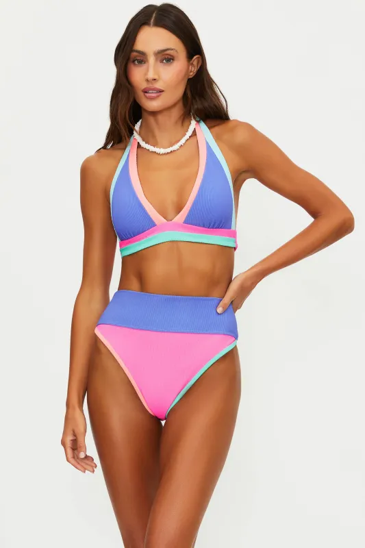 Moana Top Sherbert Shores Colorblock made by Beach Riot