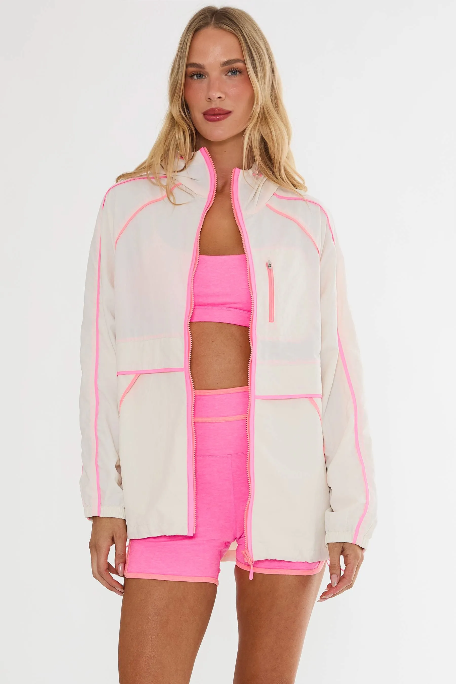 Mel Jacket Shoreline Colorblock sold by Beach Riot product image thumbnail 4