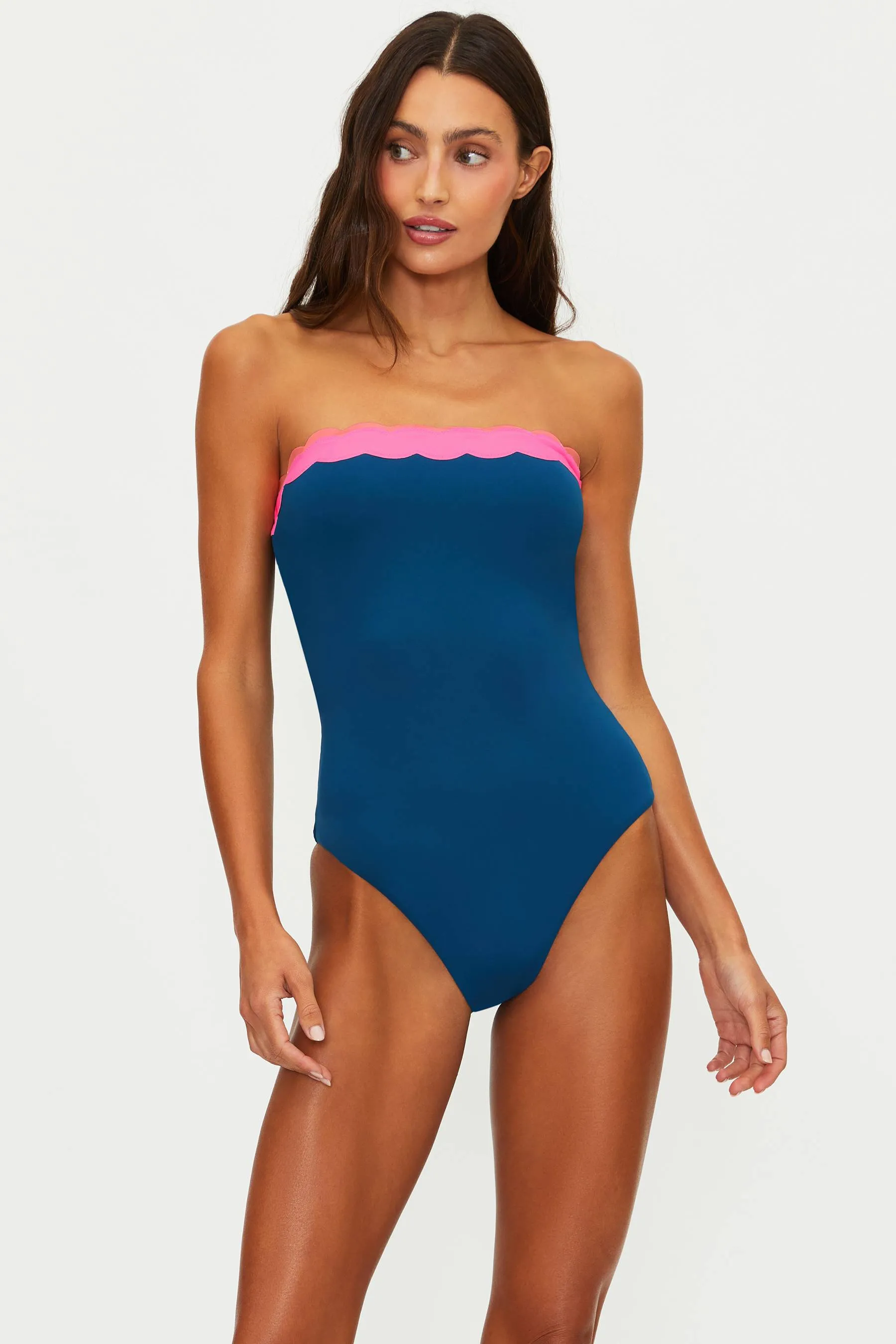 Josy One Piece Seashell Isle Colorblock sold by Beach Riot product image thumbnail 4