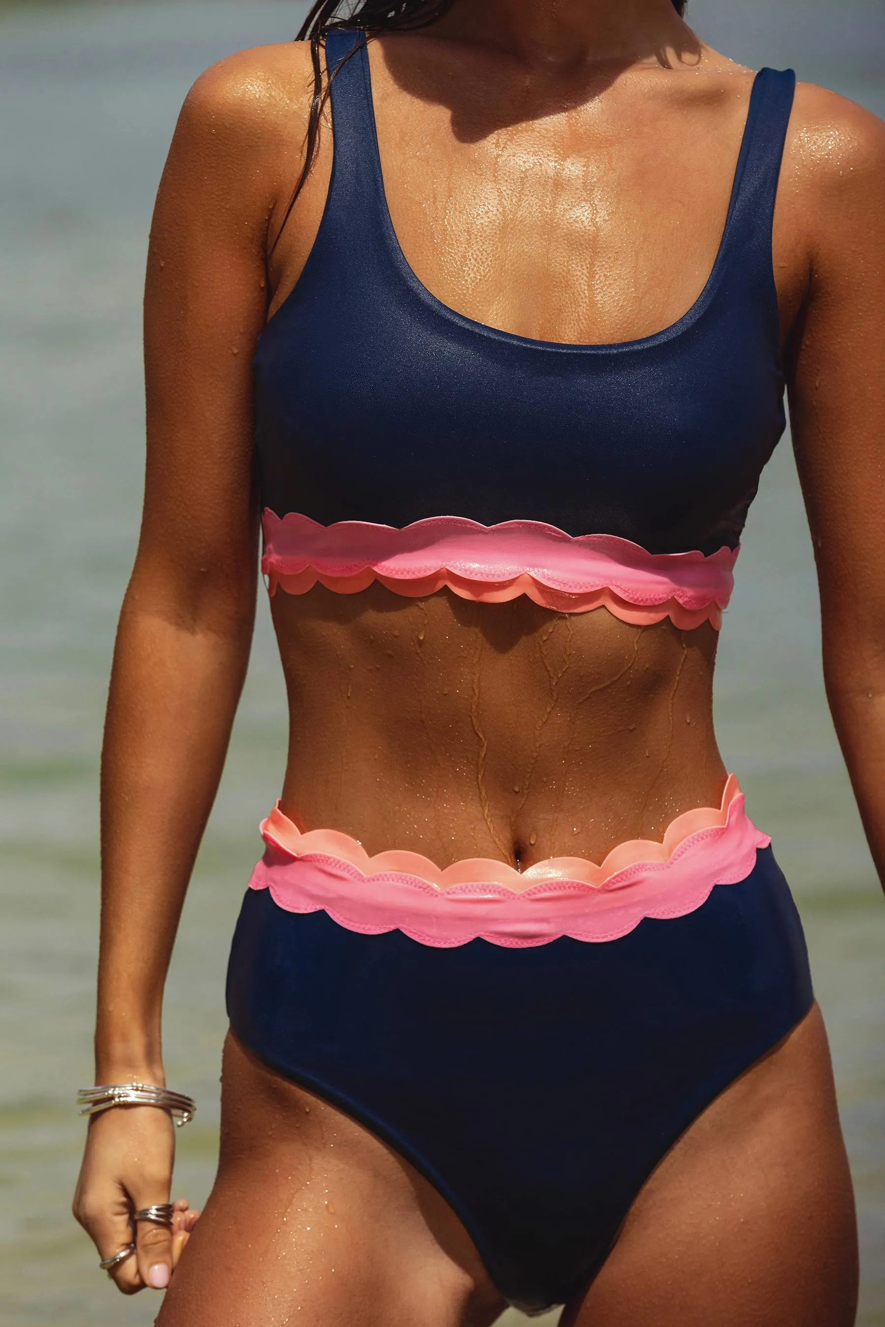 Harriet Bottom Seashell Isle Colorblock sold by Beach Riot product image thumbnail 3