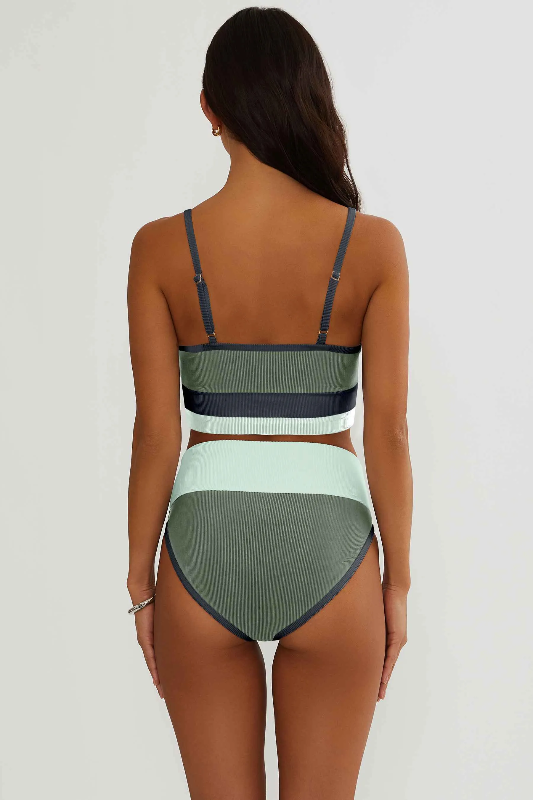 Emmy Bottom Full Coverage Palm Paradise Colorblock sold by Beach Riot product image thumbnail 4