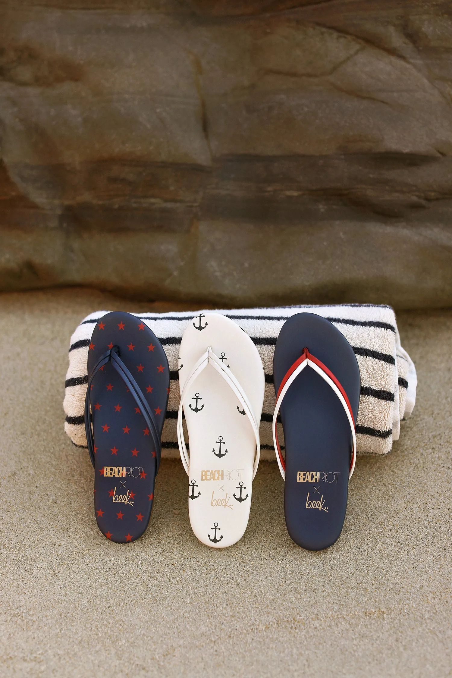 Beach Riot X Beek Beach Bird Sandal Star Spangled Stripes sold by Beach Riot product image thumbnail 5