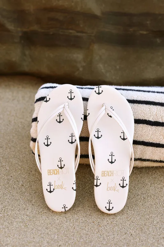Beach Riot X Beek Beach Bird Sandal Regatta Anchor made by Beach Riot