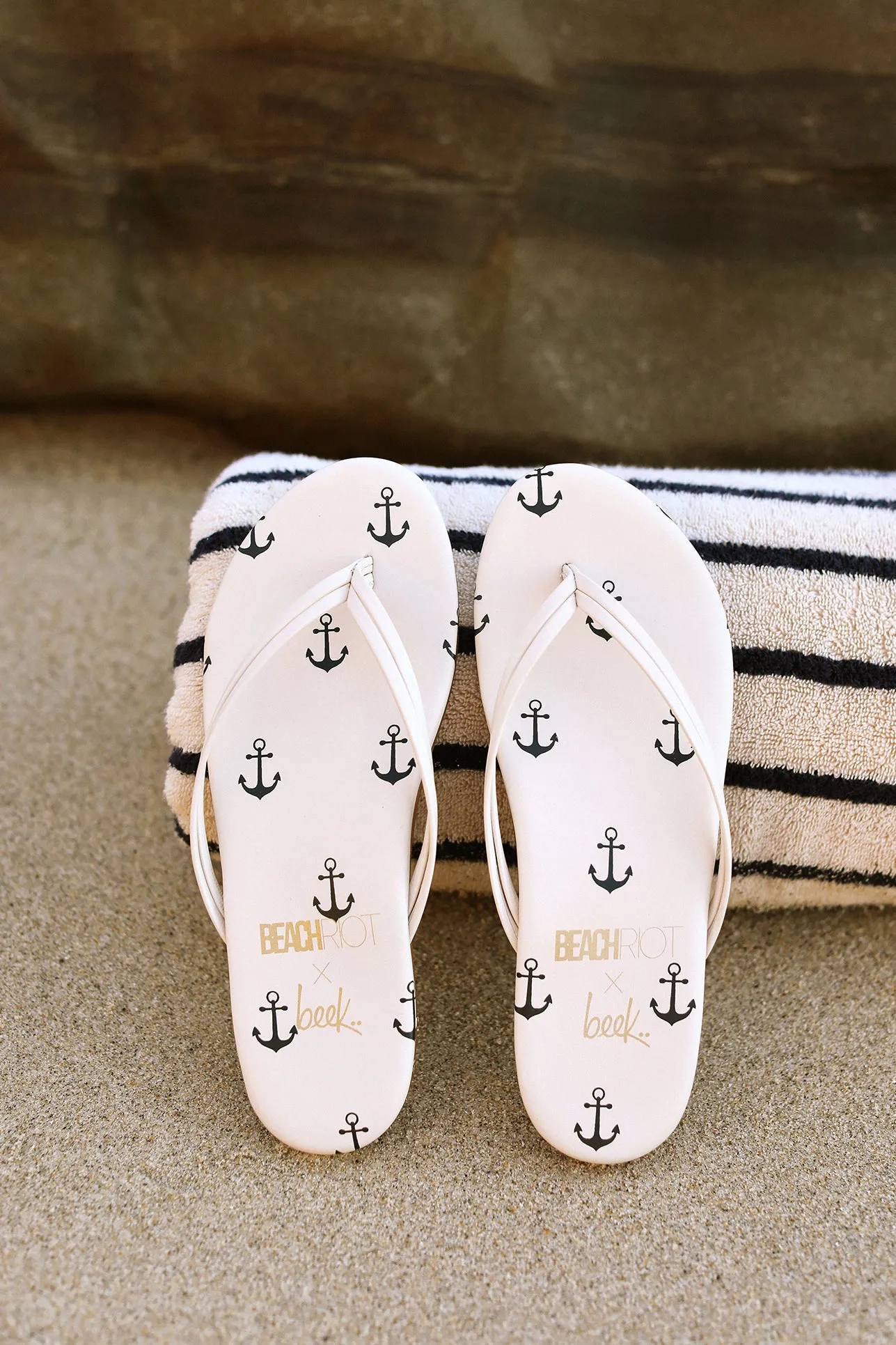 Beach Riot X Beek Beach Bird Sandal Regatta Anchor sold by Beach Riot