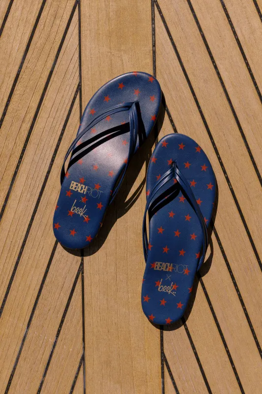Beach Riot X Beek Beach Bird Sandal Star Spangled Seas made by Beach Riot