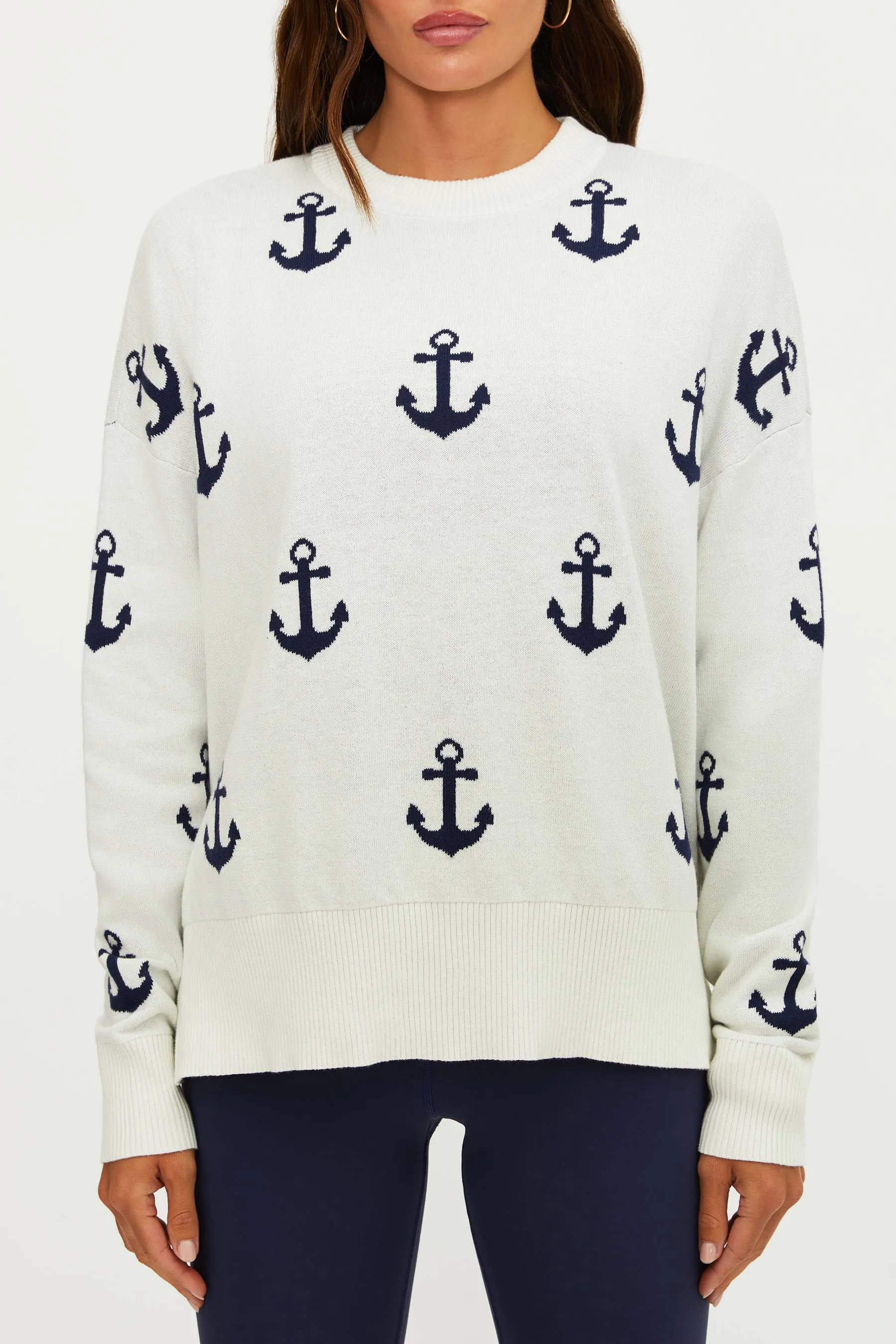 Callie Sweater Regatta Anchor sold by Beach Riot product image thumbnail 5