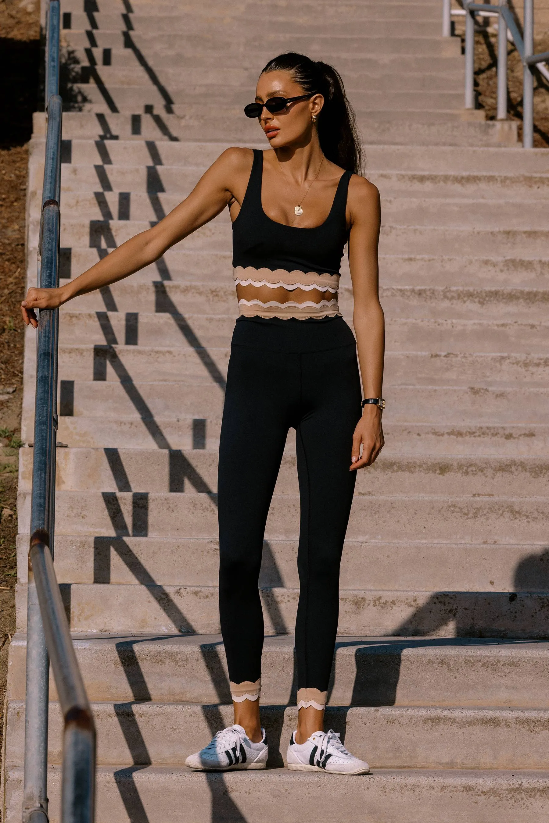 Stacy 7/8 Legging Mystic Colorblock Matte sold by Beach Riot product image thumbnail 2