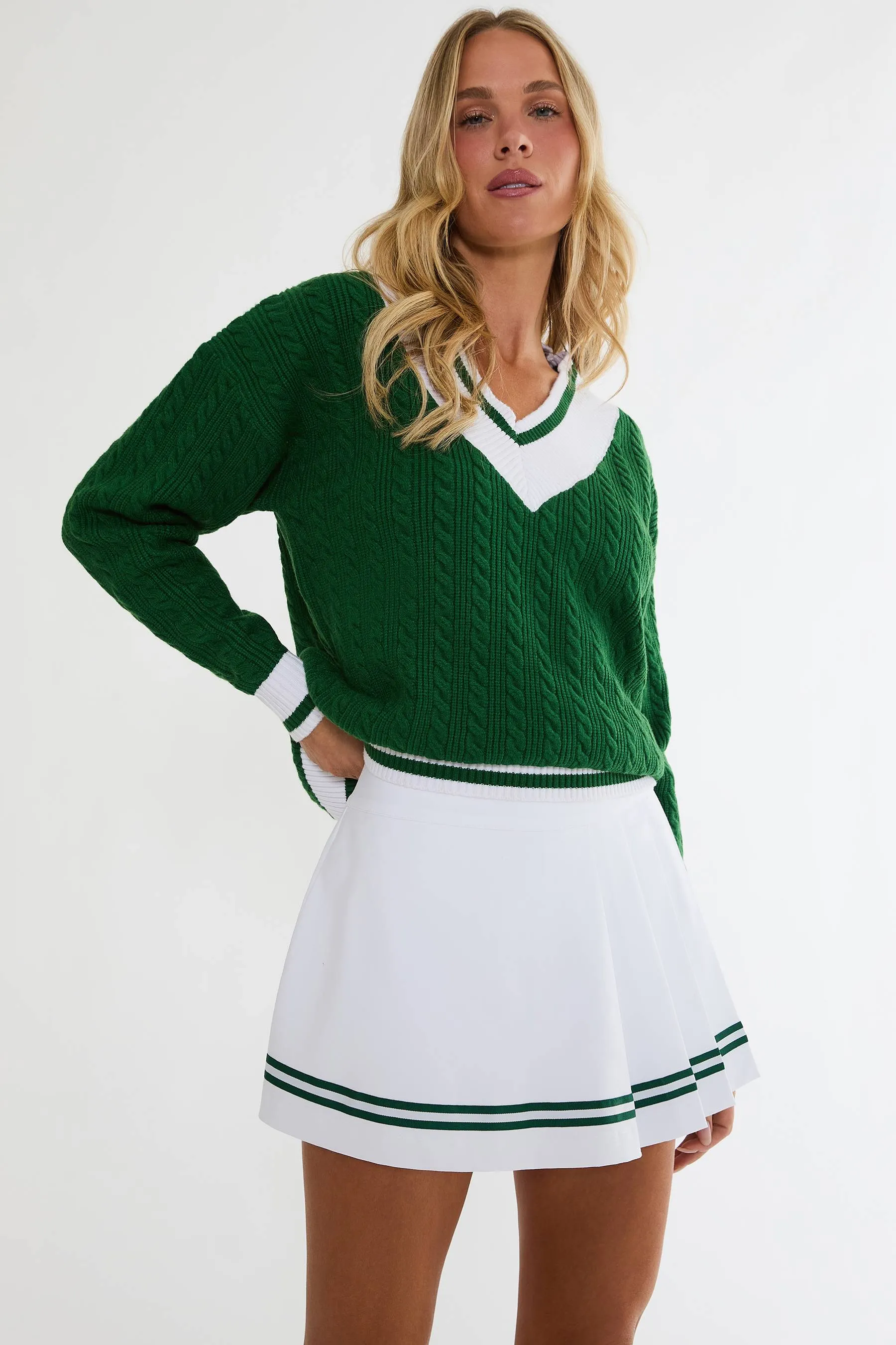 Sorrel Skort 13" Putting White sold by Beach Riot product image thumbnail 5