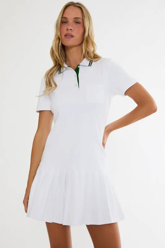 Minette Dress Putting White made by Beach Riot