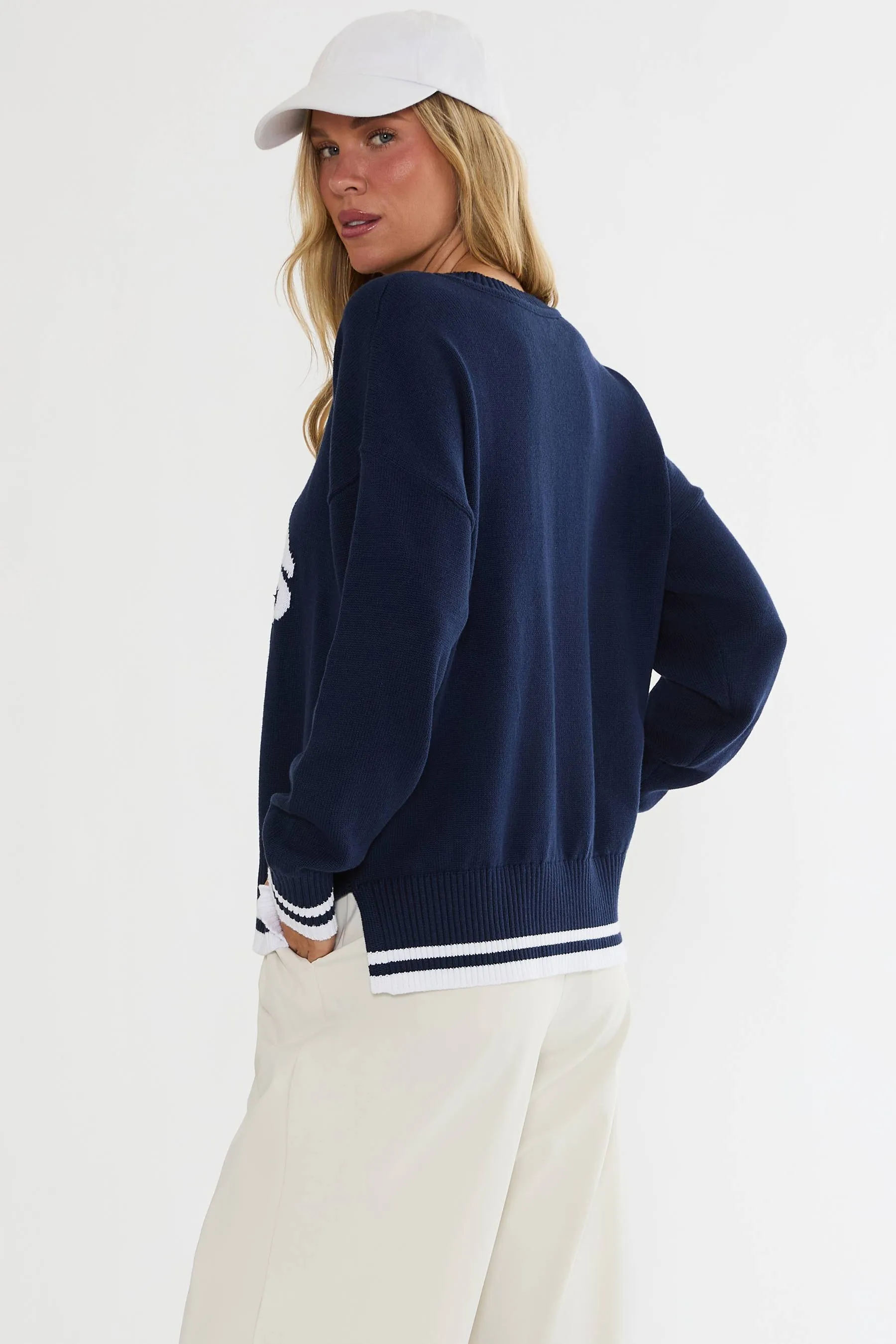 Callie Sweater Dusk Buggy sold by Beach Riot product image thumbnail 4