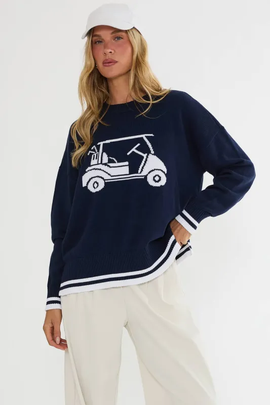 Callie Sweater Dusk Buggy made by Beach Riot