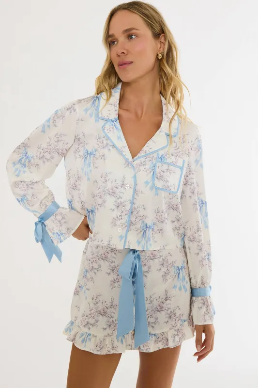 Aurora & Luna  PJ Set Blissful Bows made by Beach Riot