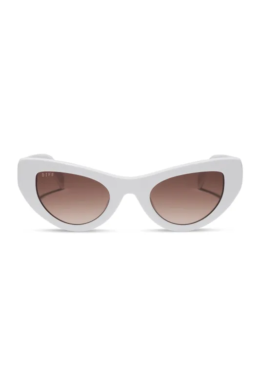 Beach Riot X DIFF Mesa Sunglasses White made by Beach Riot