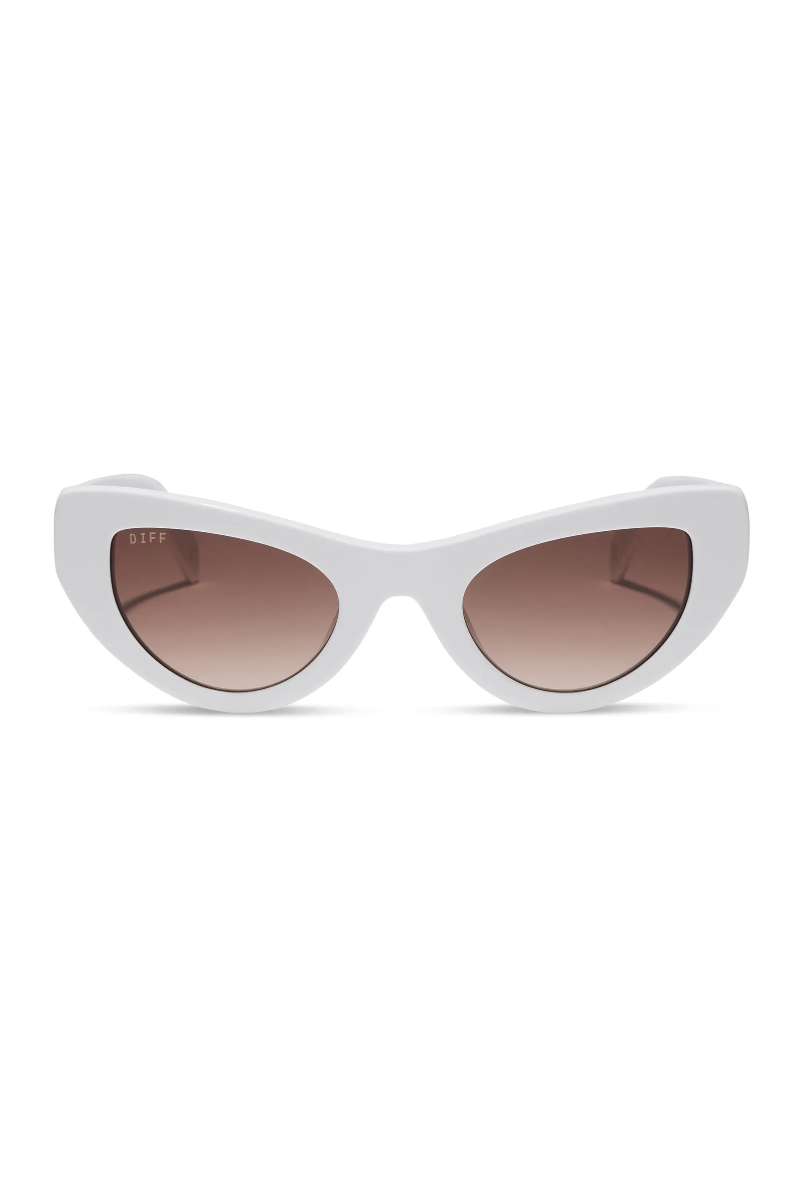 Beach Riot X DIFF Mesa Sunglasses White sold by Beach Riot