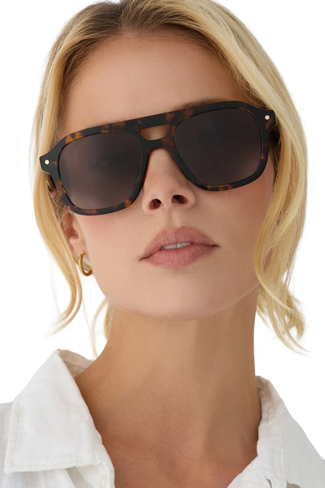 Beach Riot X DIFF Coast Sunglasses Tortoise sold by Beach Riot product image thumbnail 5