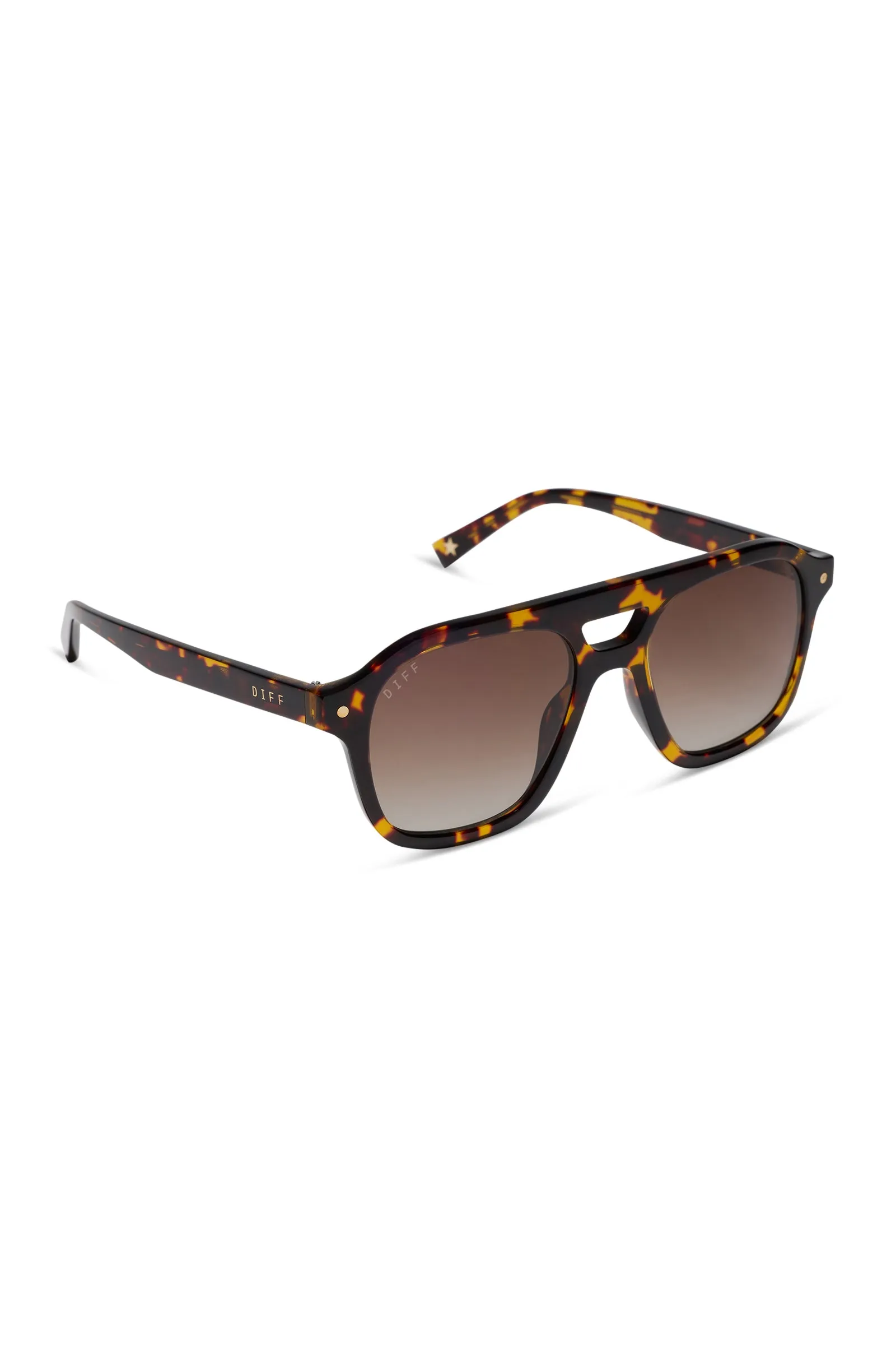 Beach Riot X DIFF Coast Sunglasses Tortoise sold by Beach Riot product image thumbnail 4